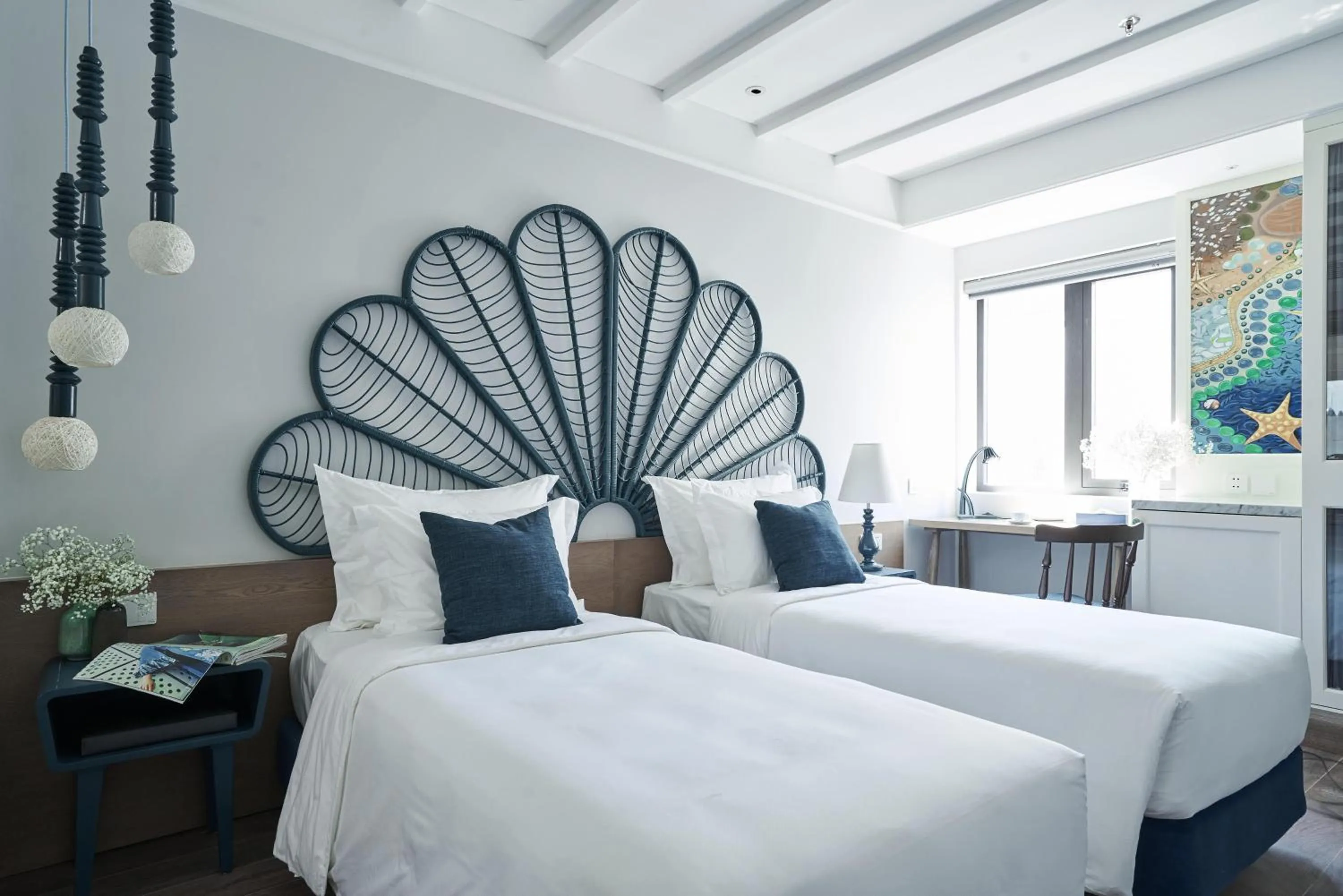 Bedroom, Bed in Sofiana My Khe Hotel & Spa - Rooftop Pool Bar - Free Craft Beer and 20 minute Spa per Room