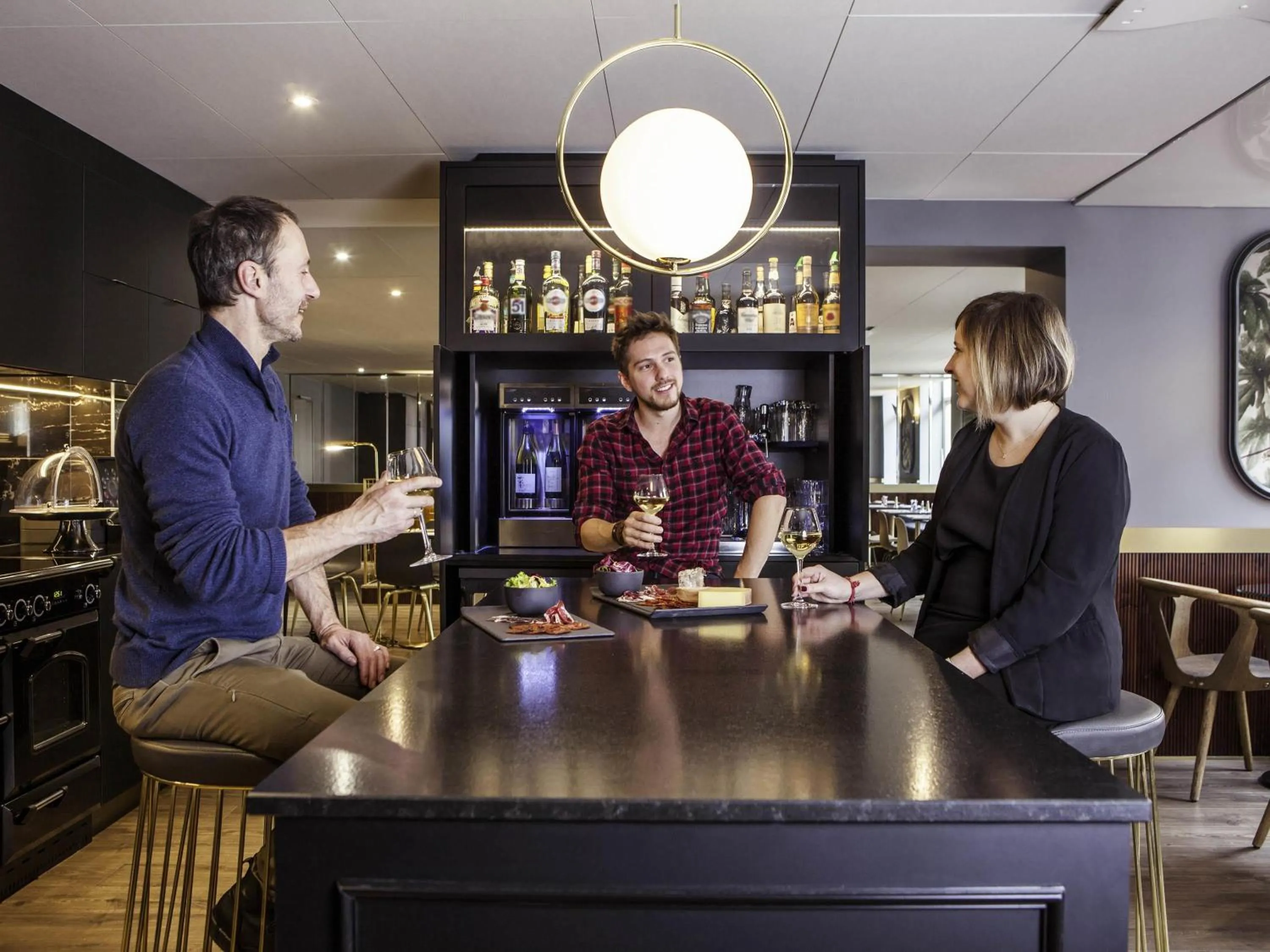 Lounge or bar in Mercure Nancy Centre Place Stanislas