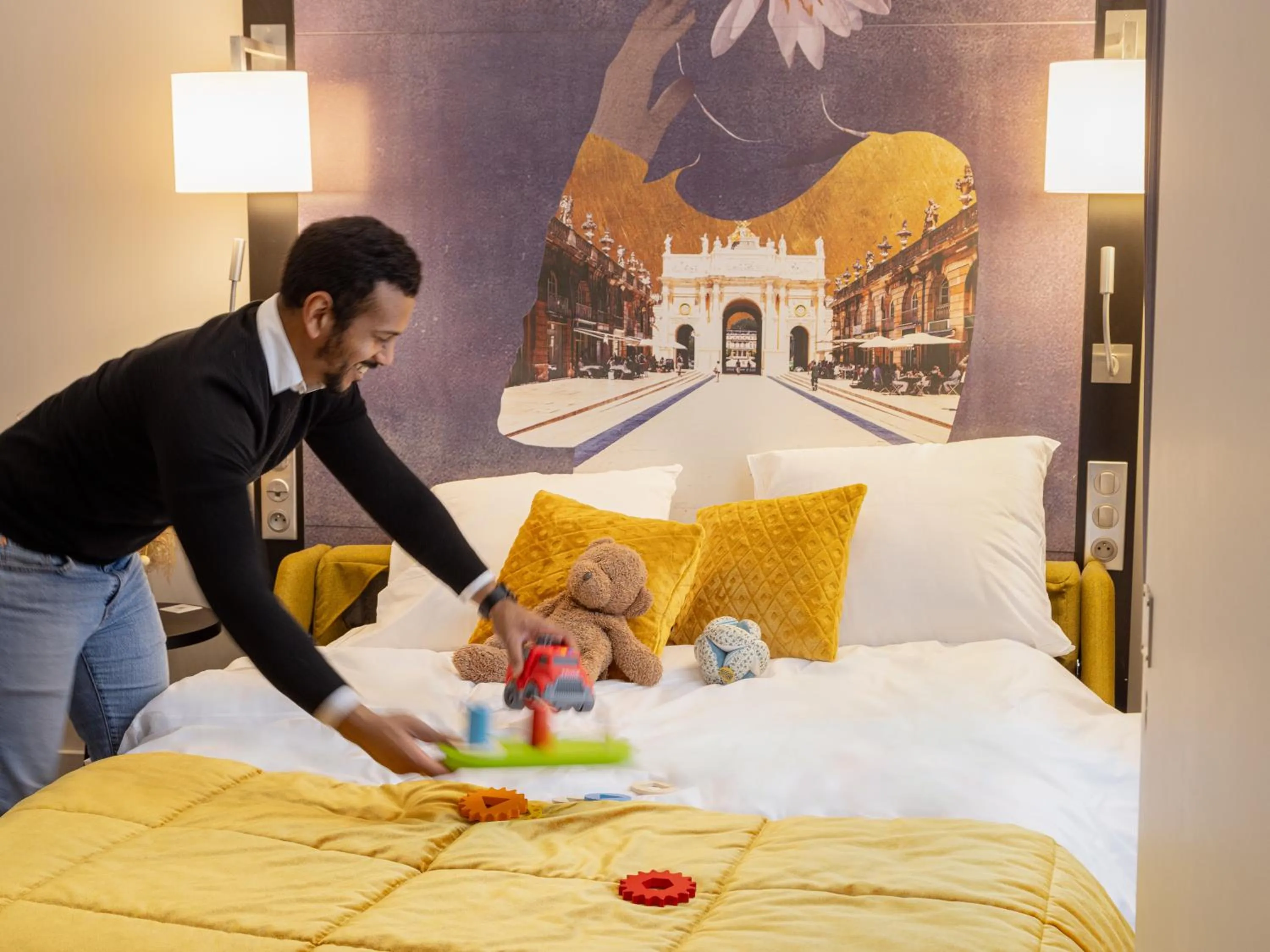 Bedroom, Bed in Mercure Nancy Centre Place Stanislas