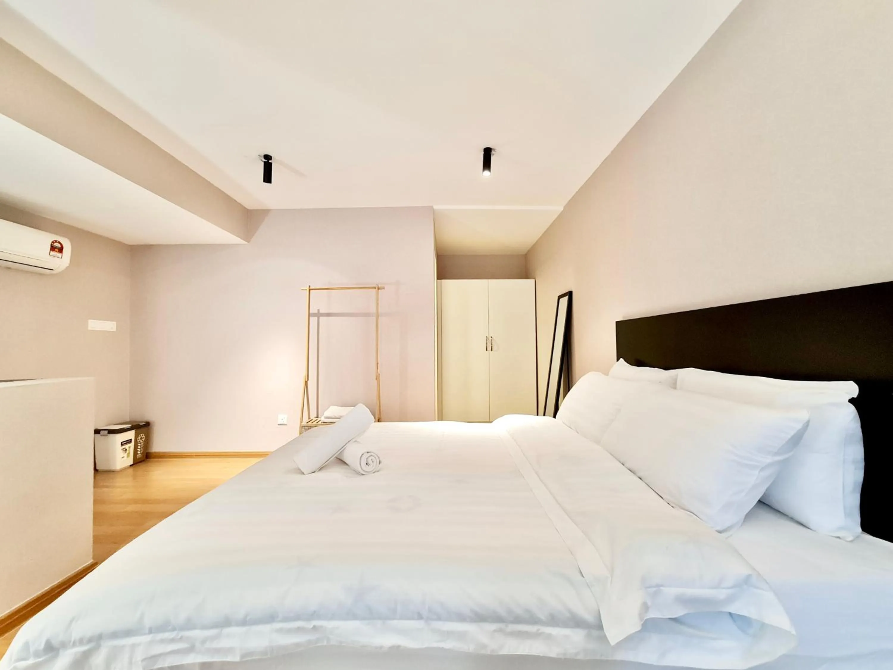 Bedroom, Bed in EkoCheras Suite by MOKA