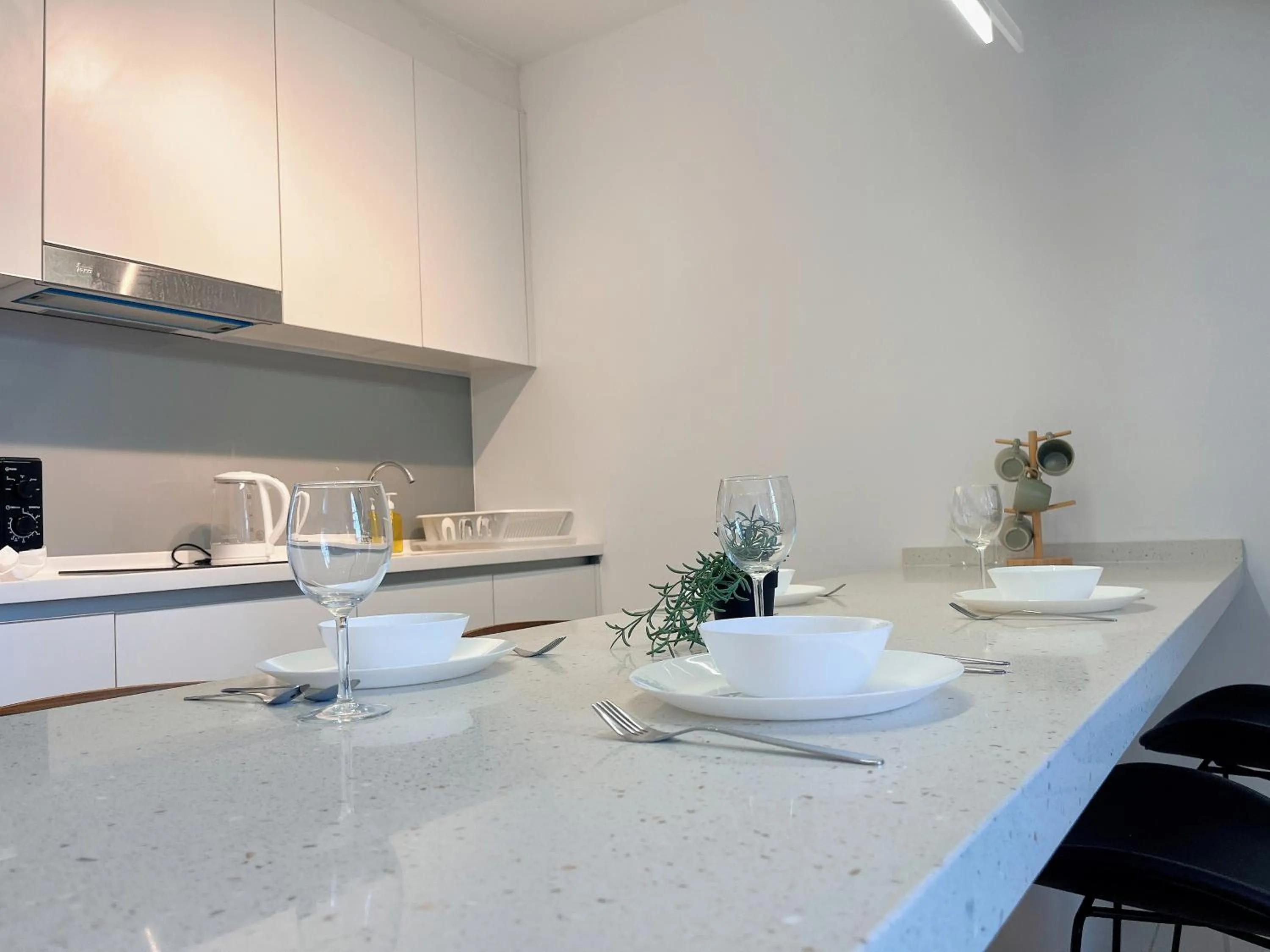 Kitchen or kitchenette in EkoCheras Suite by MOKA