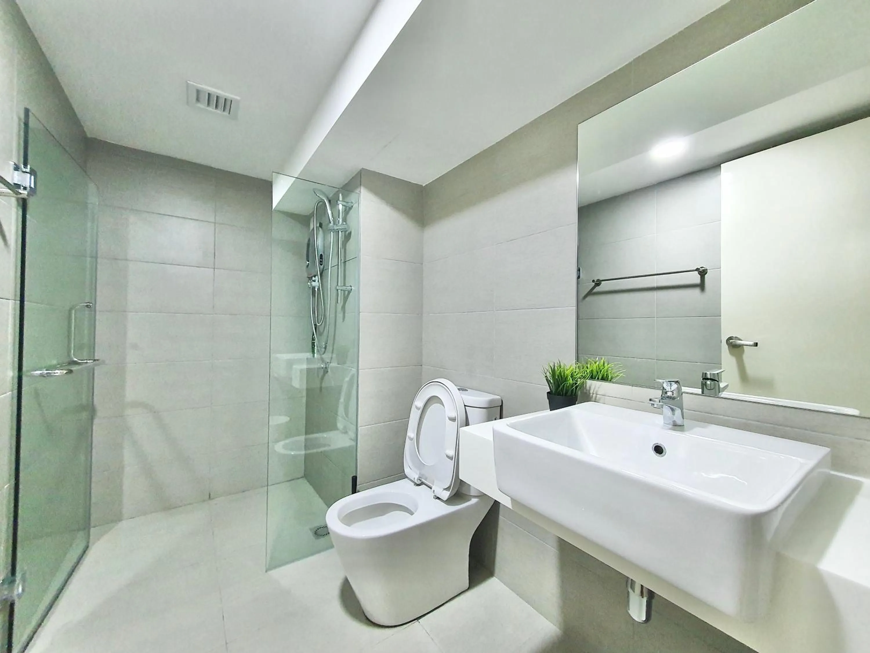 Bathroom in EkoCheras Suite by MOKA