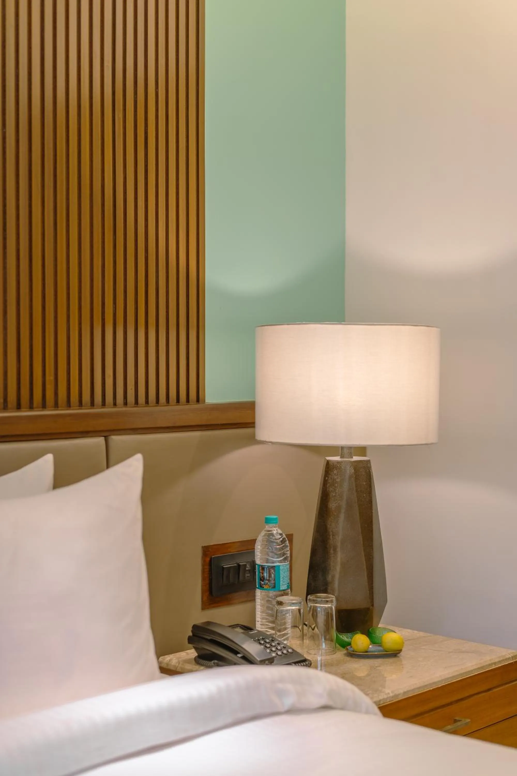 Bed in Mandrem Beach Resort, a member of Radisson Individuals Retreat