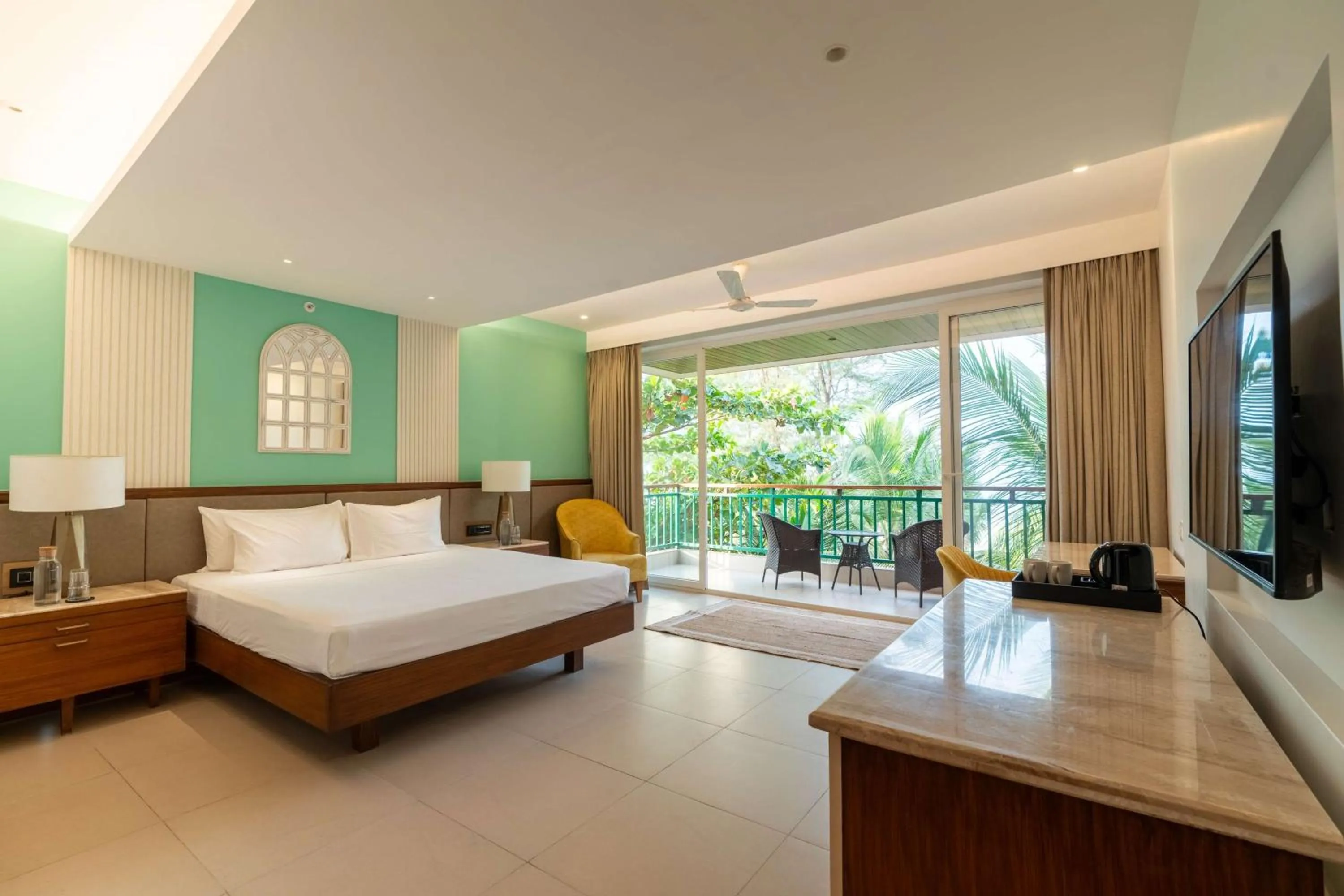 Photo of the whole room, Bed in Mandrem Beach Resort, a member of Radisson Individuals Retreat