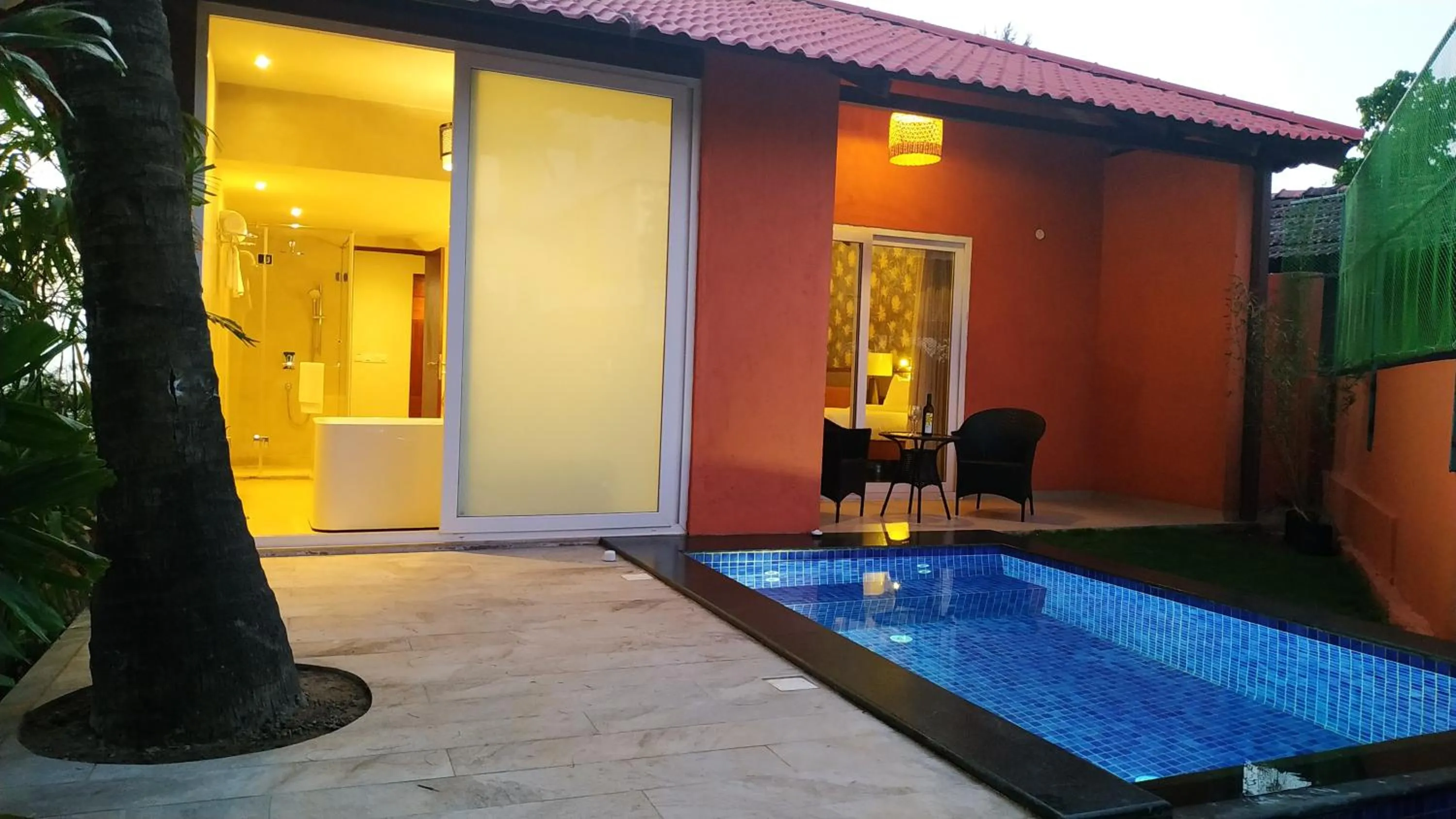 Swimming pool in Mandrem Beach Resort, a member of Radisson Individuals Retreat