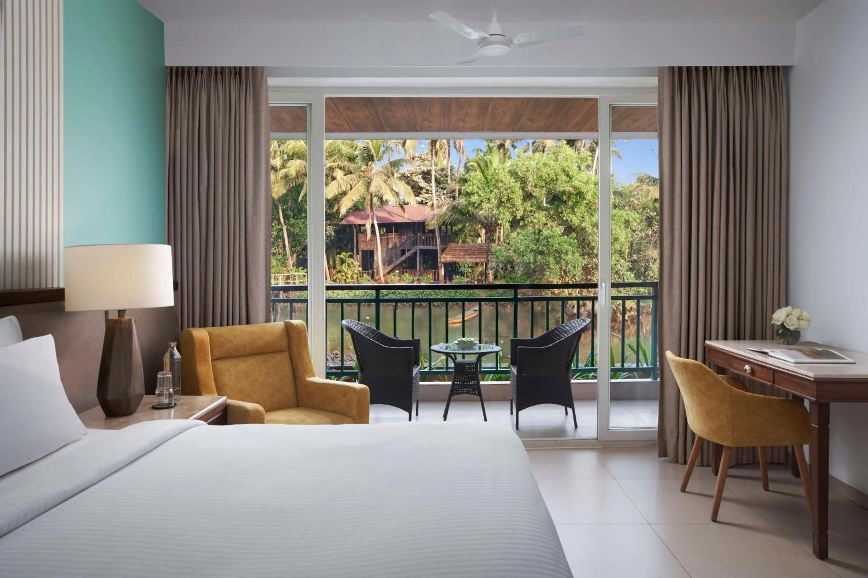 Bedroom, Bed in Mandrem Beach Resort, a member of Radisson Individuals Retreat