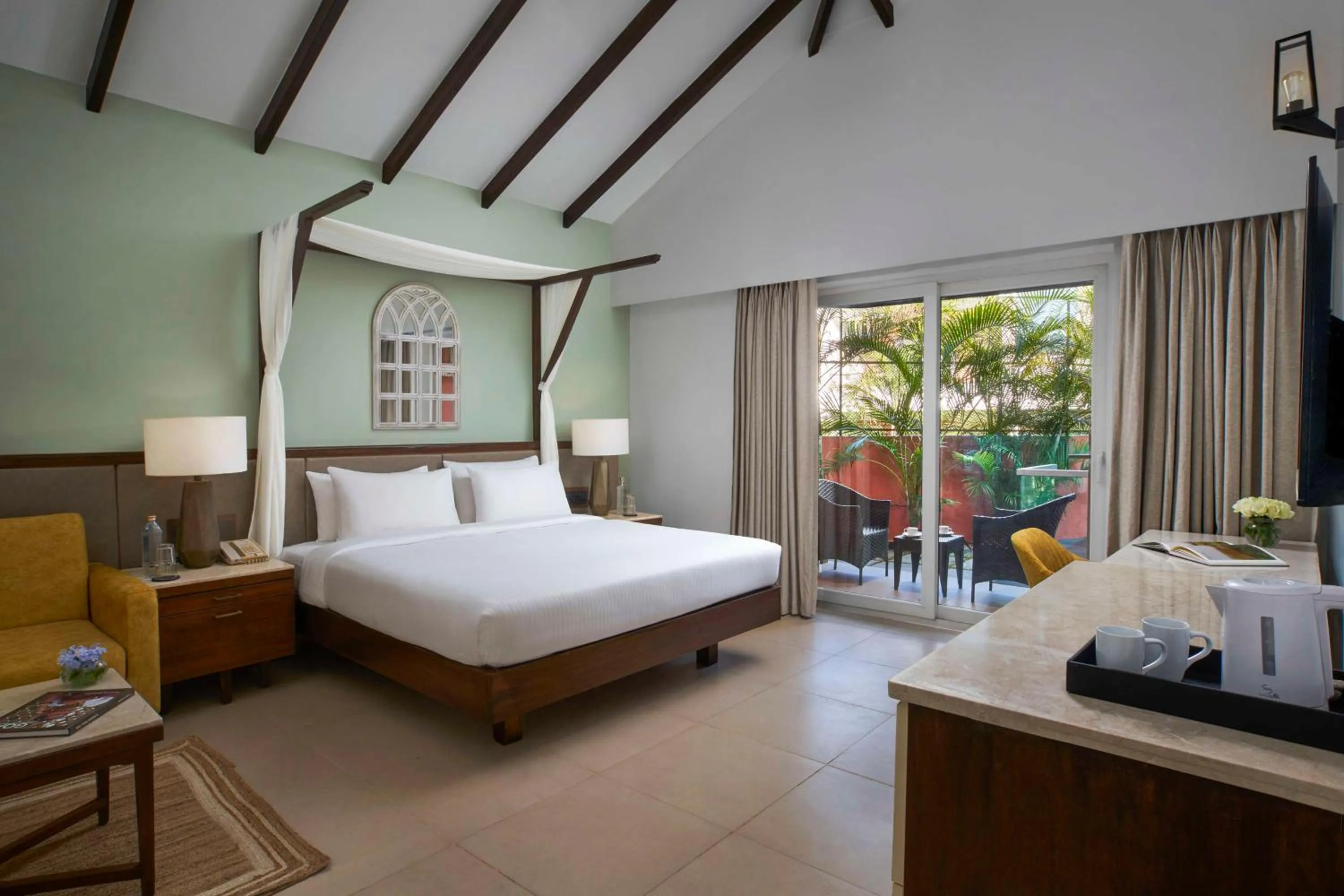 Photo of the whole room, Bed in Mandrem Beach Resort, a member of Radisson Individuals Retreat
