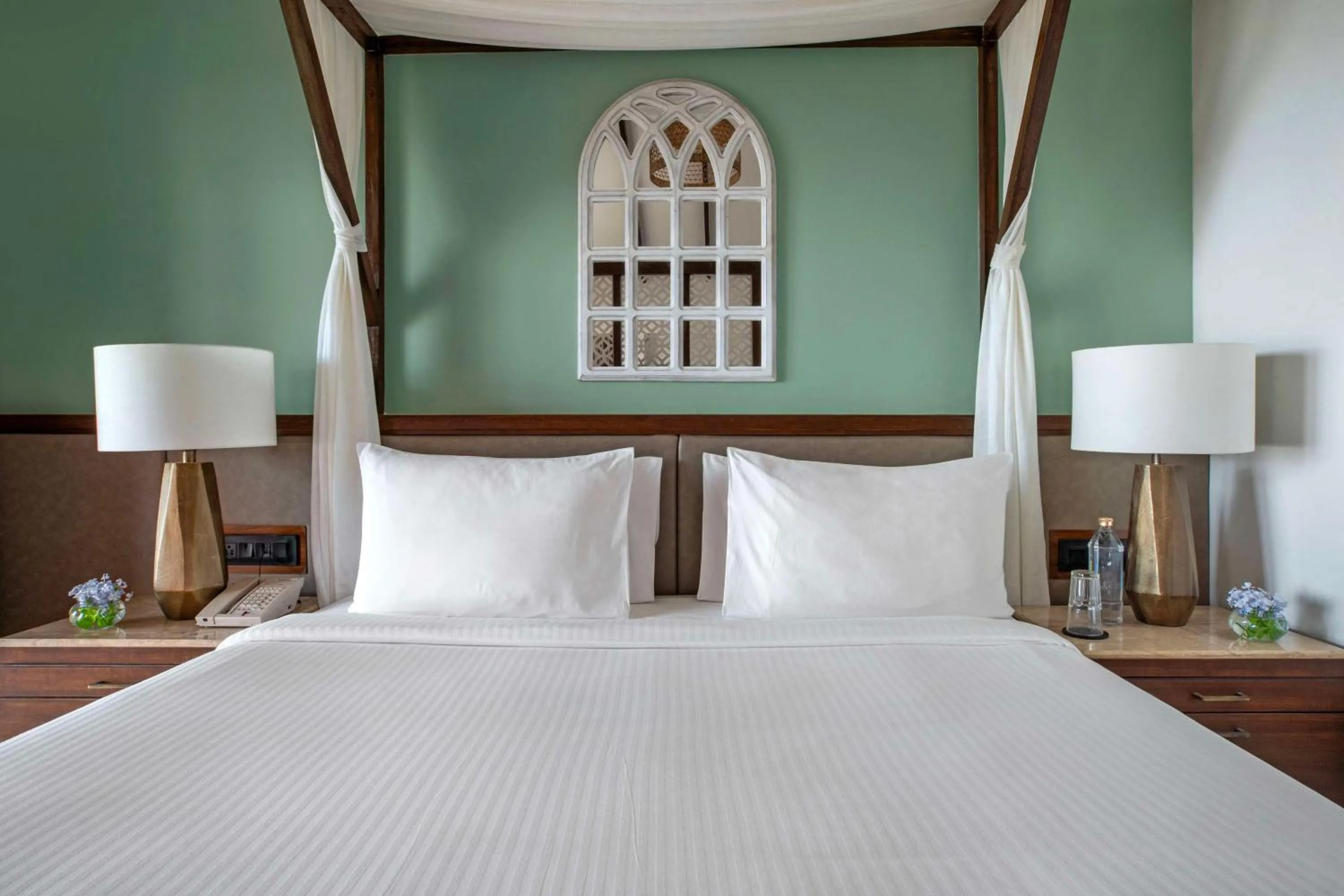 Bedroom, Bed in Mandrem Beach Resort, a member of Radisson Individuals Retreat