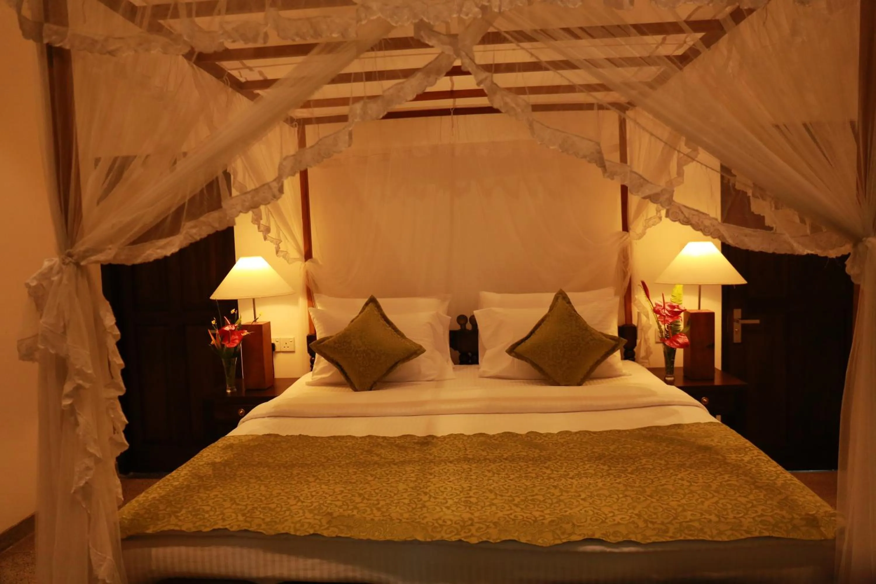 Photo of the whole room, Bed in Green Residencies