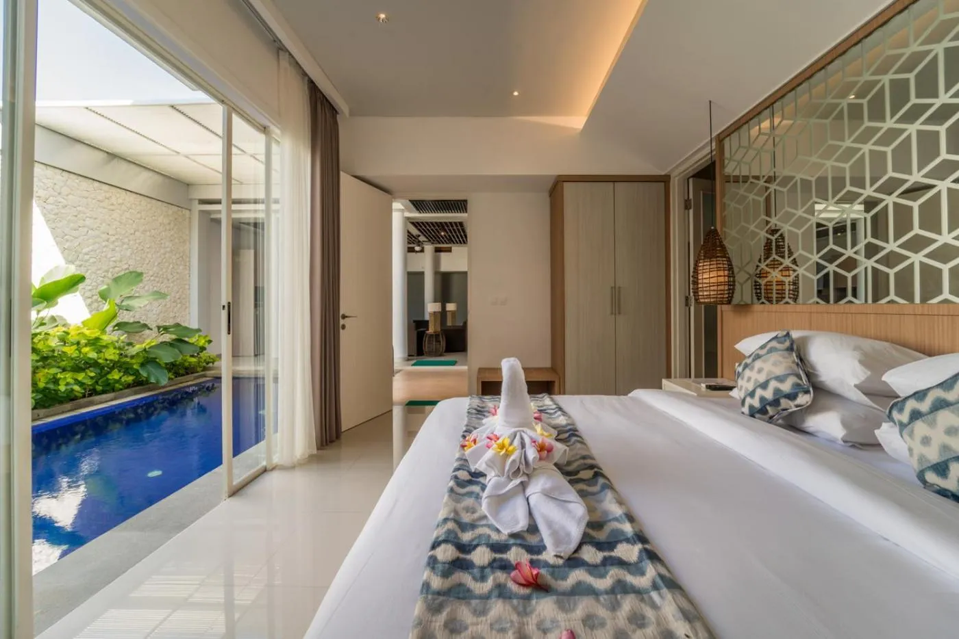 TV and multimedia, Bed in Ola Villas at Uluwatu Pecatu