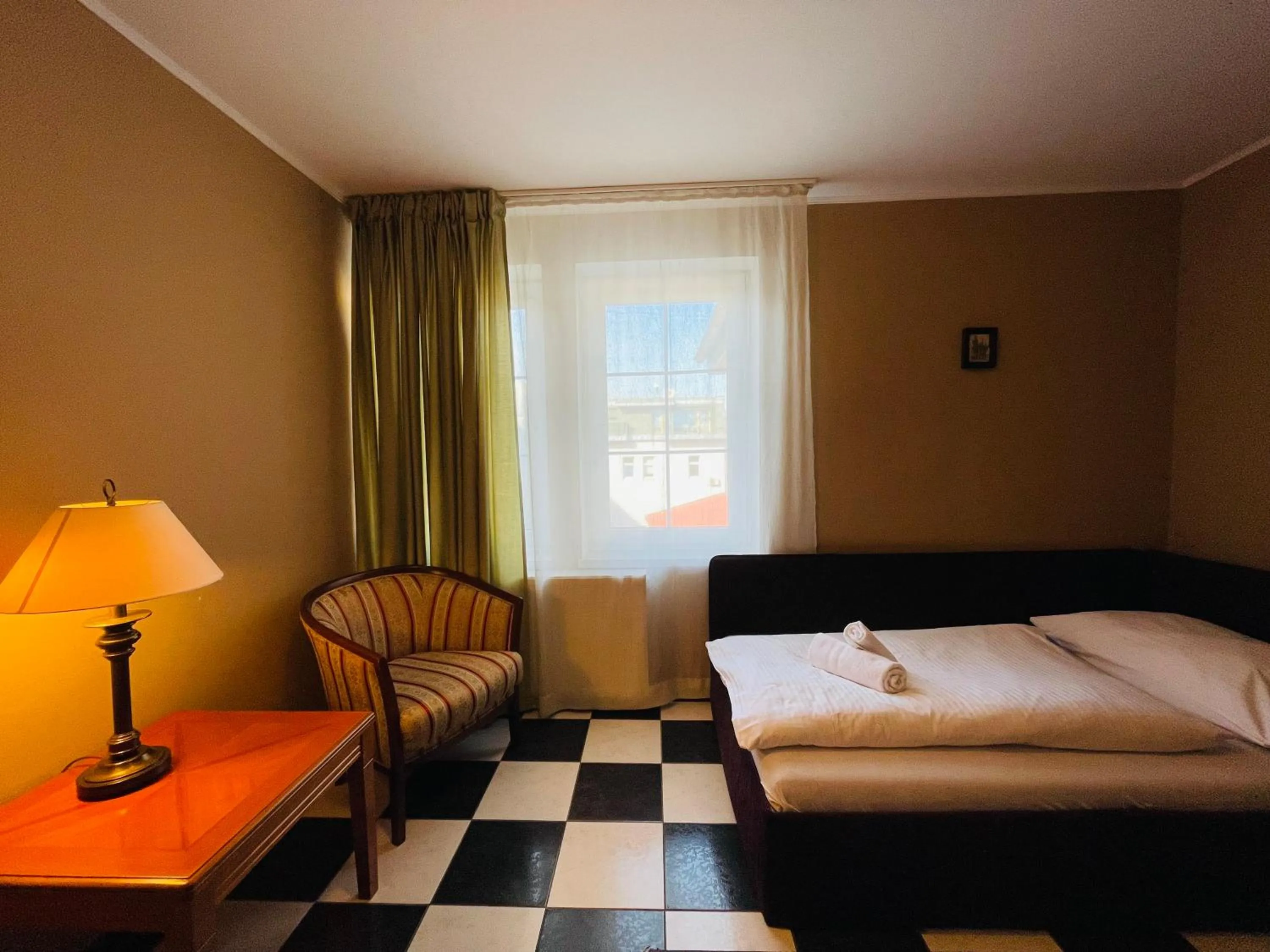 Decorative detail, Bed in Hotel Majovey