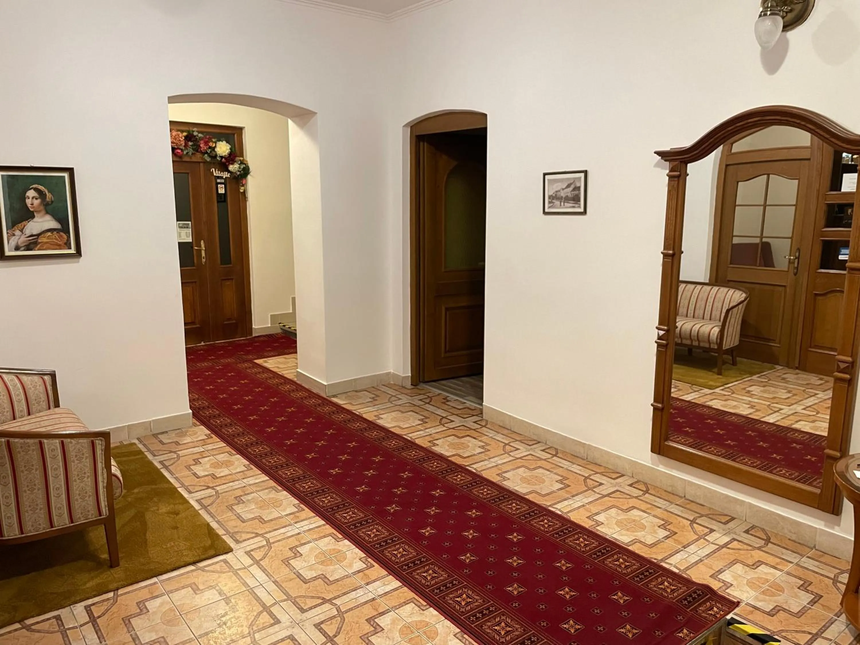 Seating area in Hotel Majovey