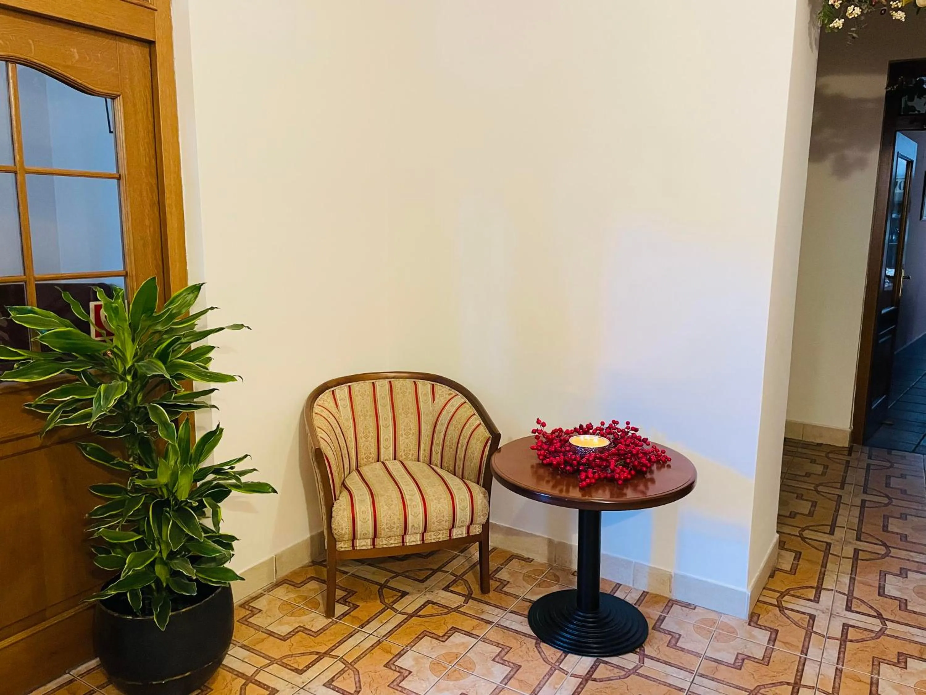 Seating area in Hotel Majovey