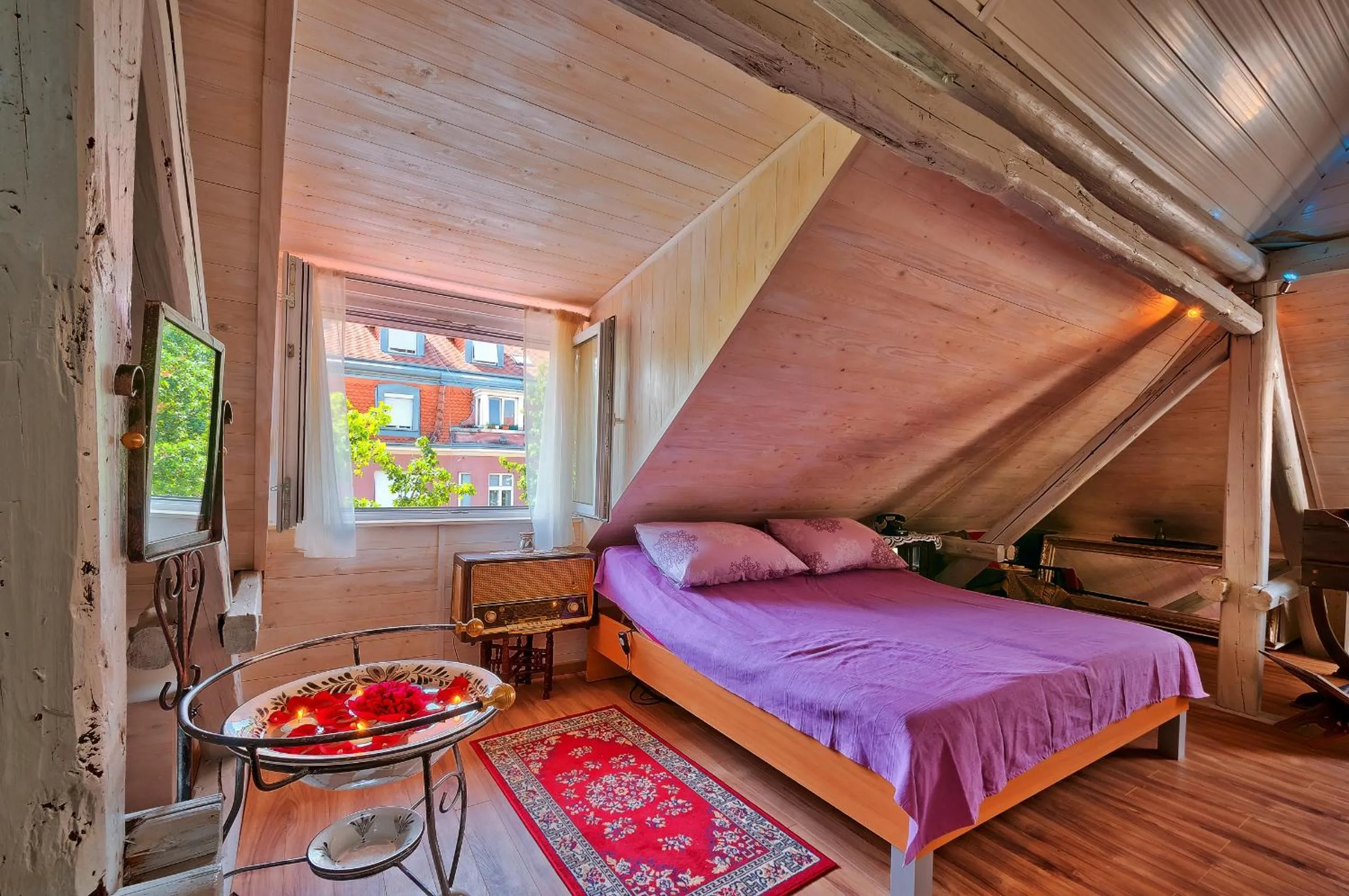 Bed in Anastasia Suites Zagreb