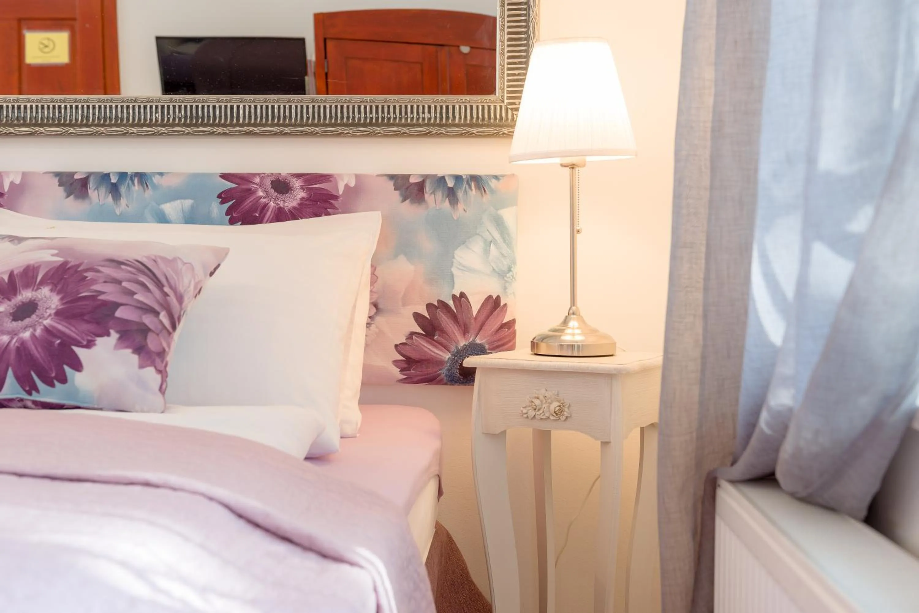 Bed in Anastasia Suites Zagreb