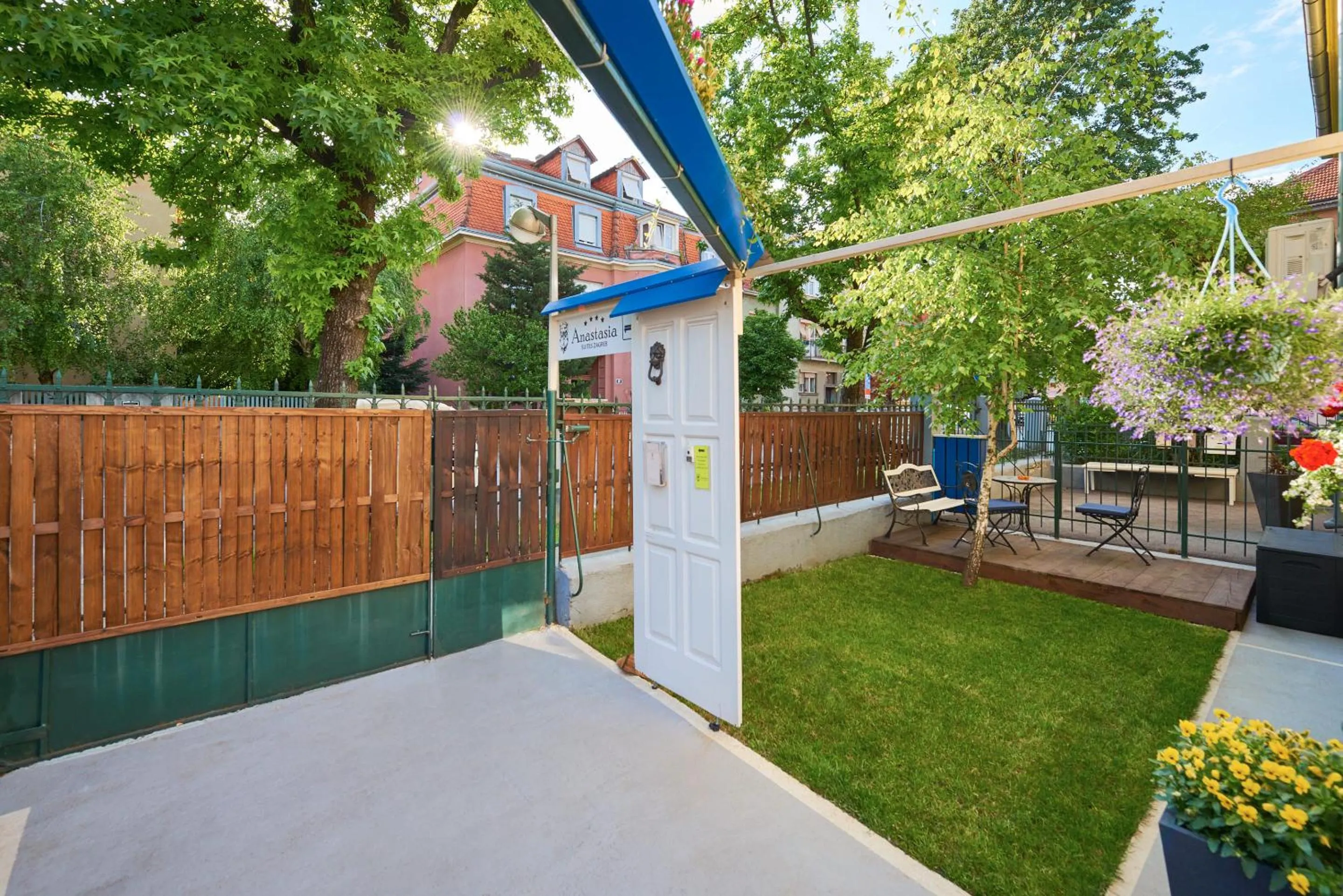 Garden in Anastasia Suites Zagreb