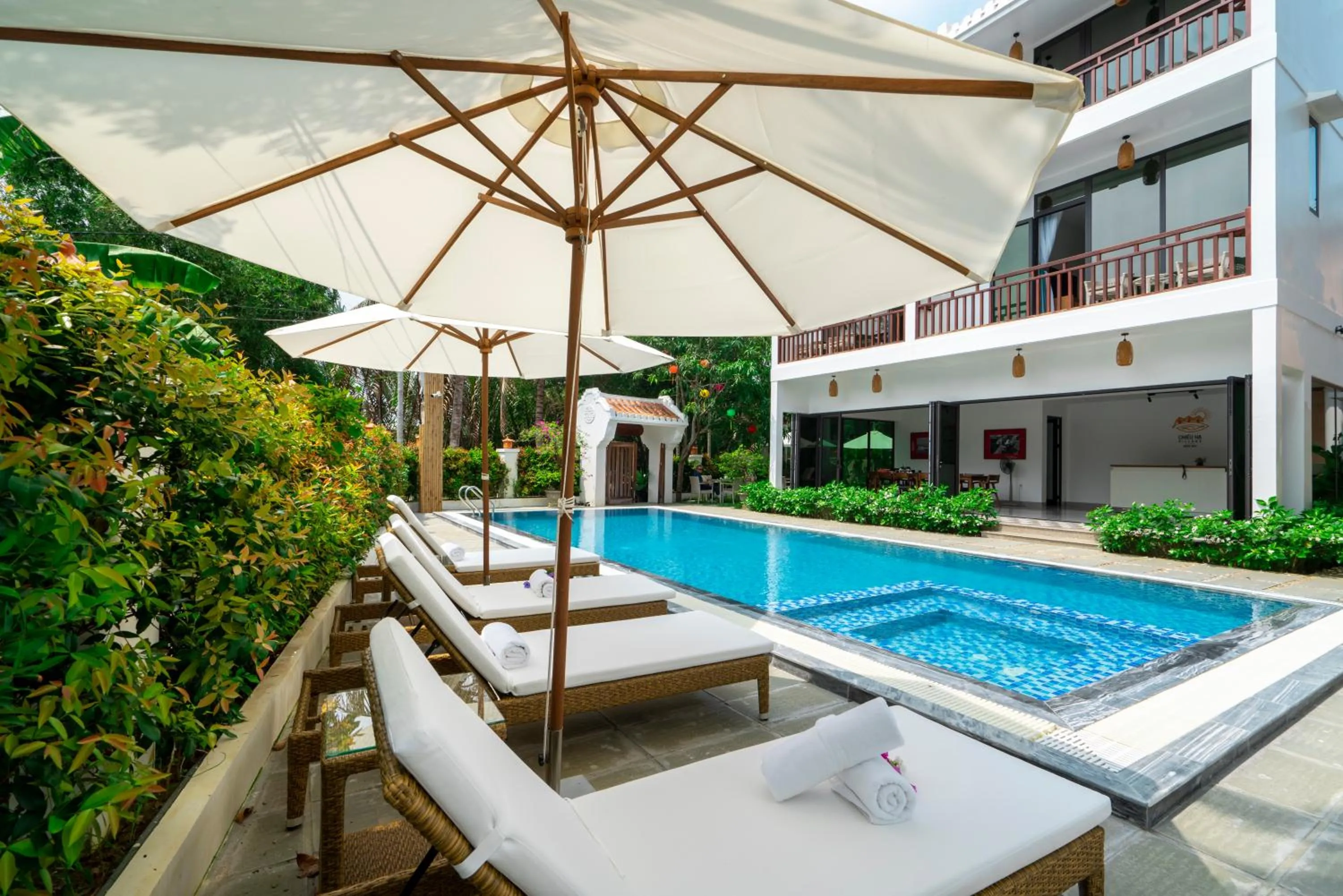 Swimming pool in Chieu Ha Village Riverside - Hoi An