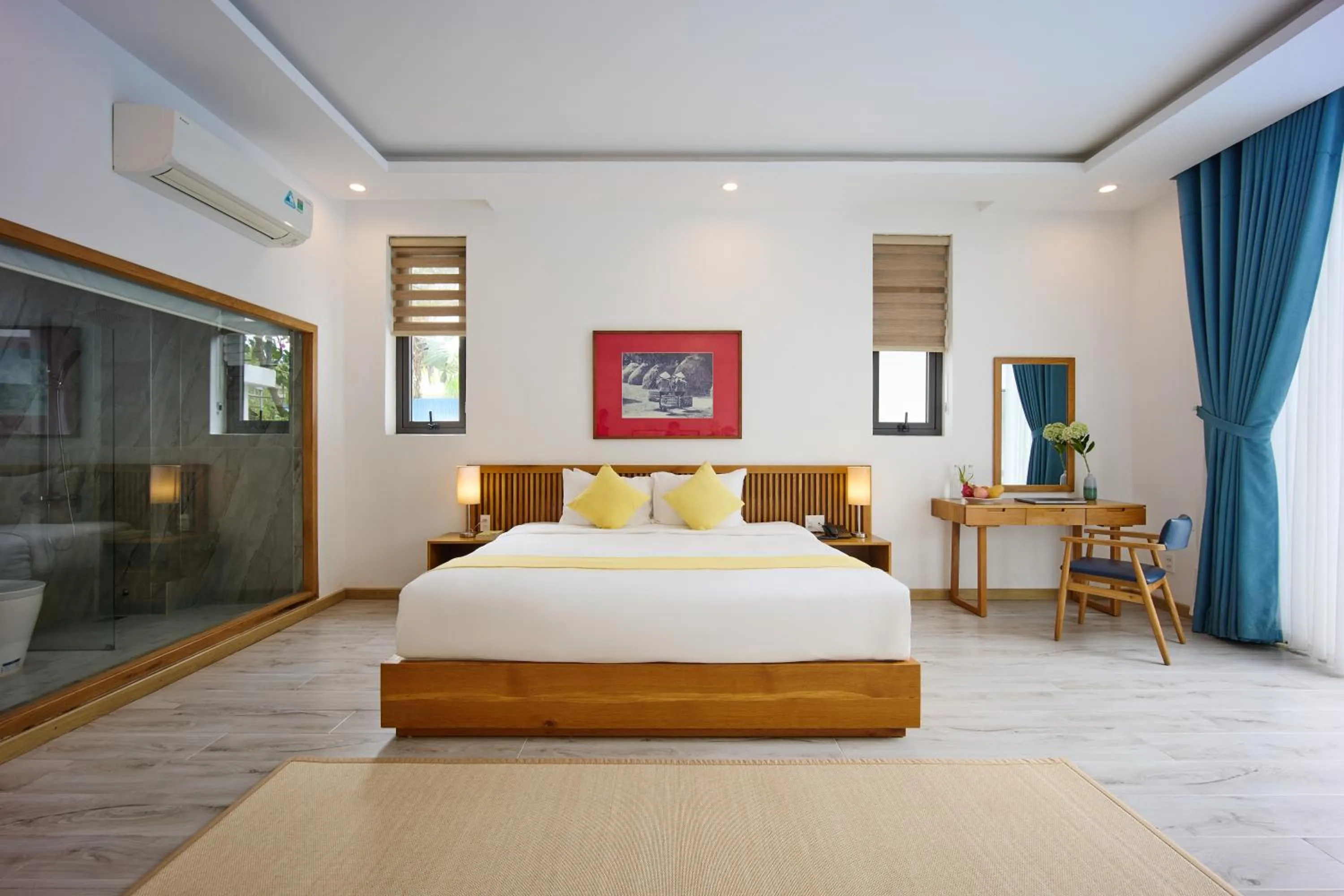 Shower, Bed in Chieu Ha Village Riverside - Hoi An