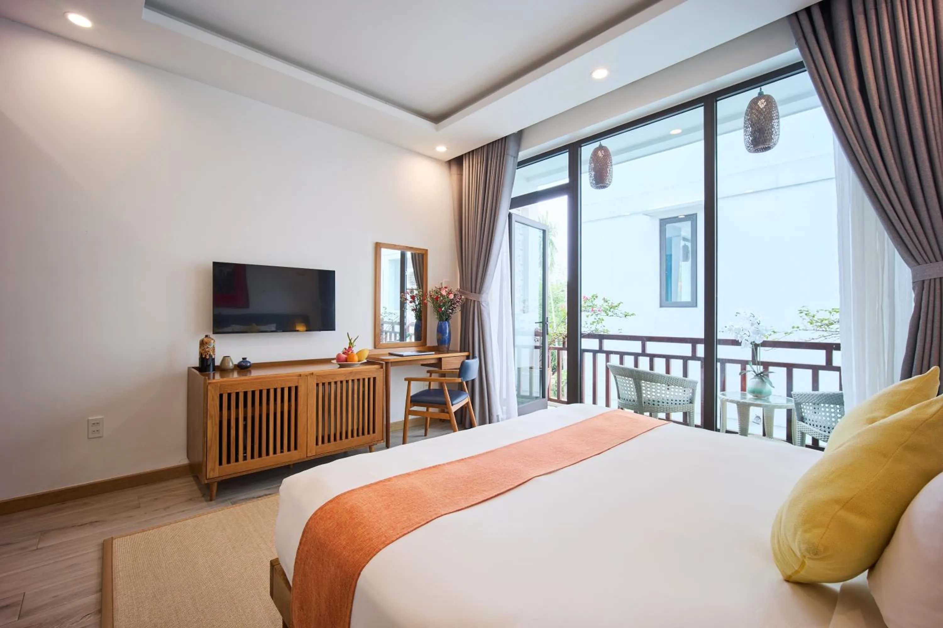 Shower, Bed in Chieu Ha Village Riverside - Hoi An