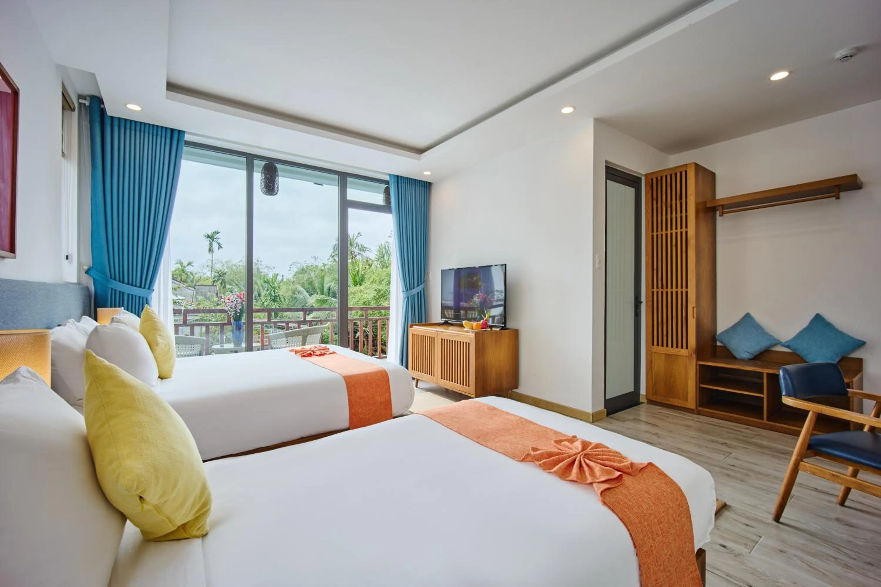 Shower, Bed in Chieu Ha Village Riverside - Hoi An