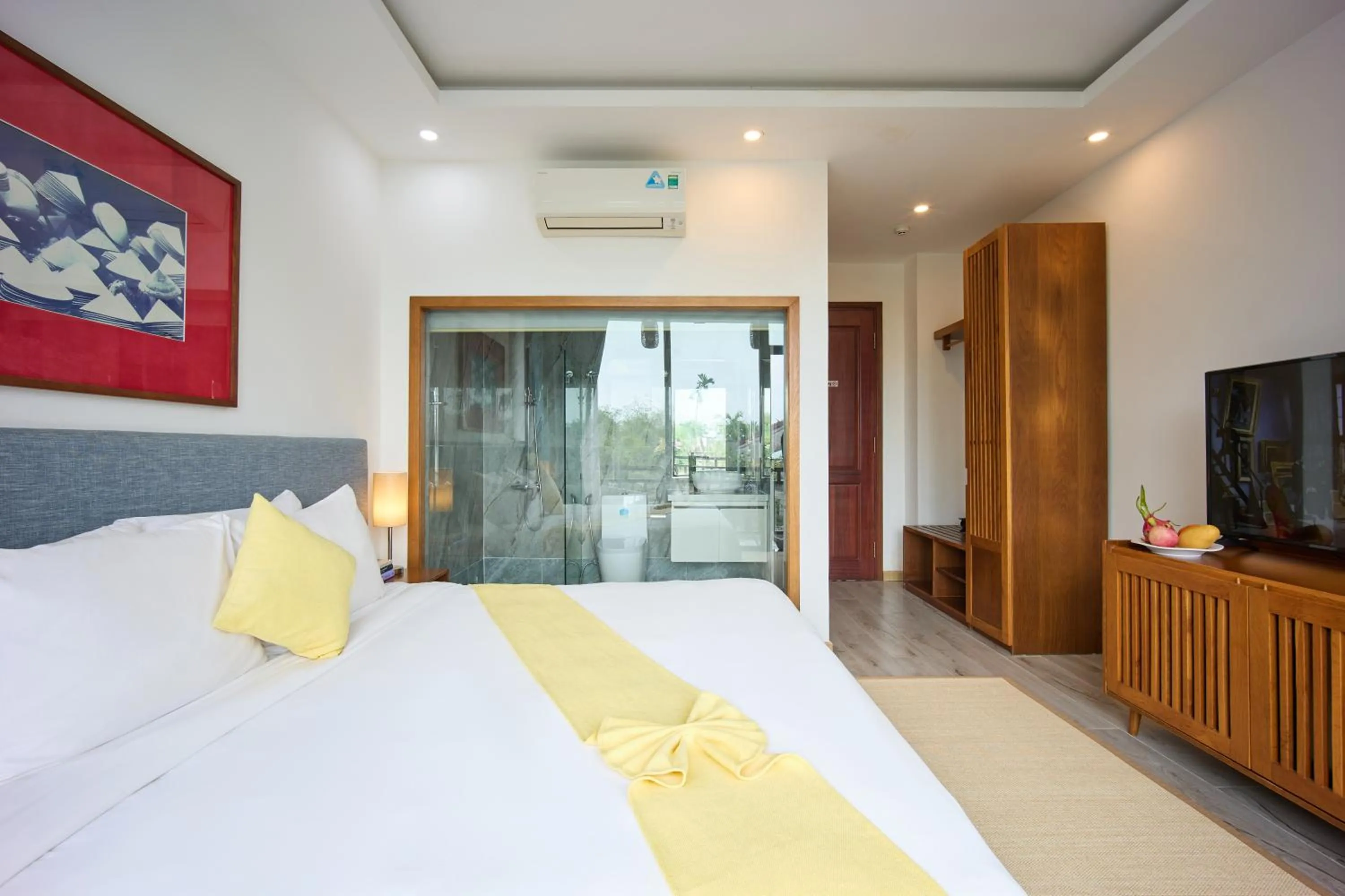 Shower, Bed in Chieu Ha Village Riverside - Hoi An