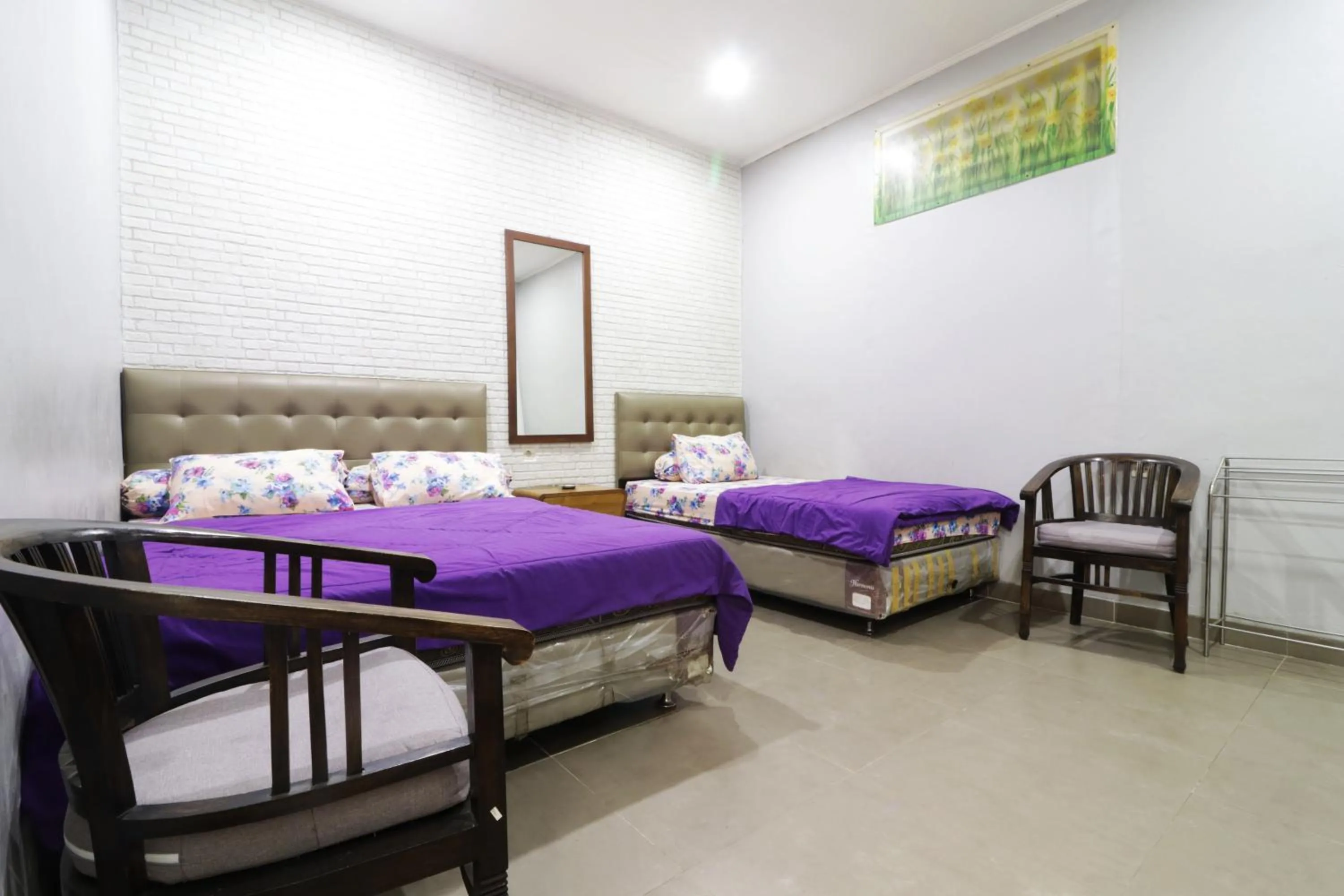 Bed in Hotel Alamanda