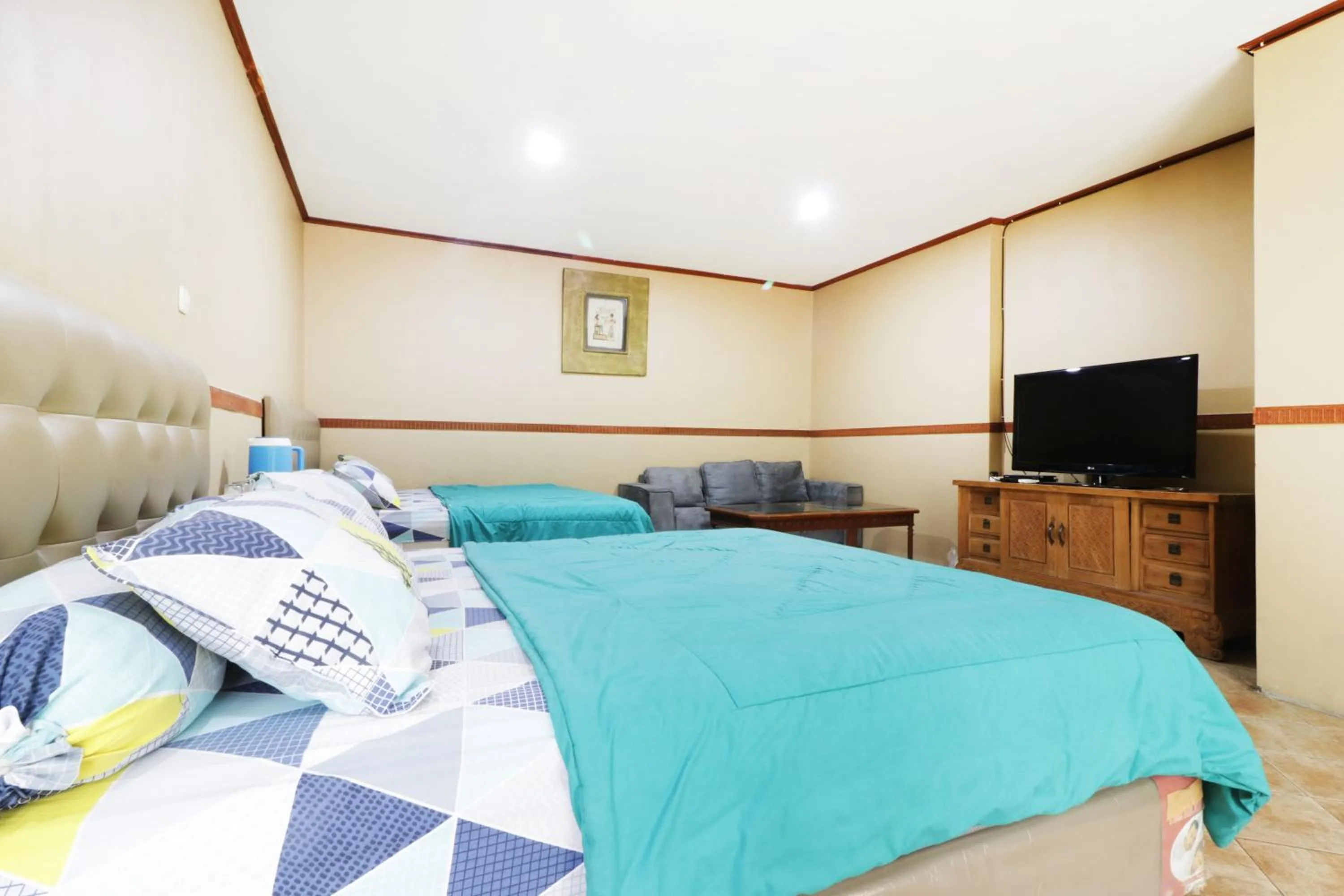 Bed in Hotel Alamanda