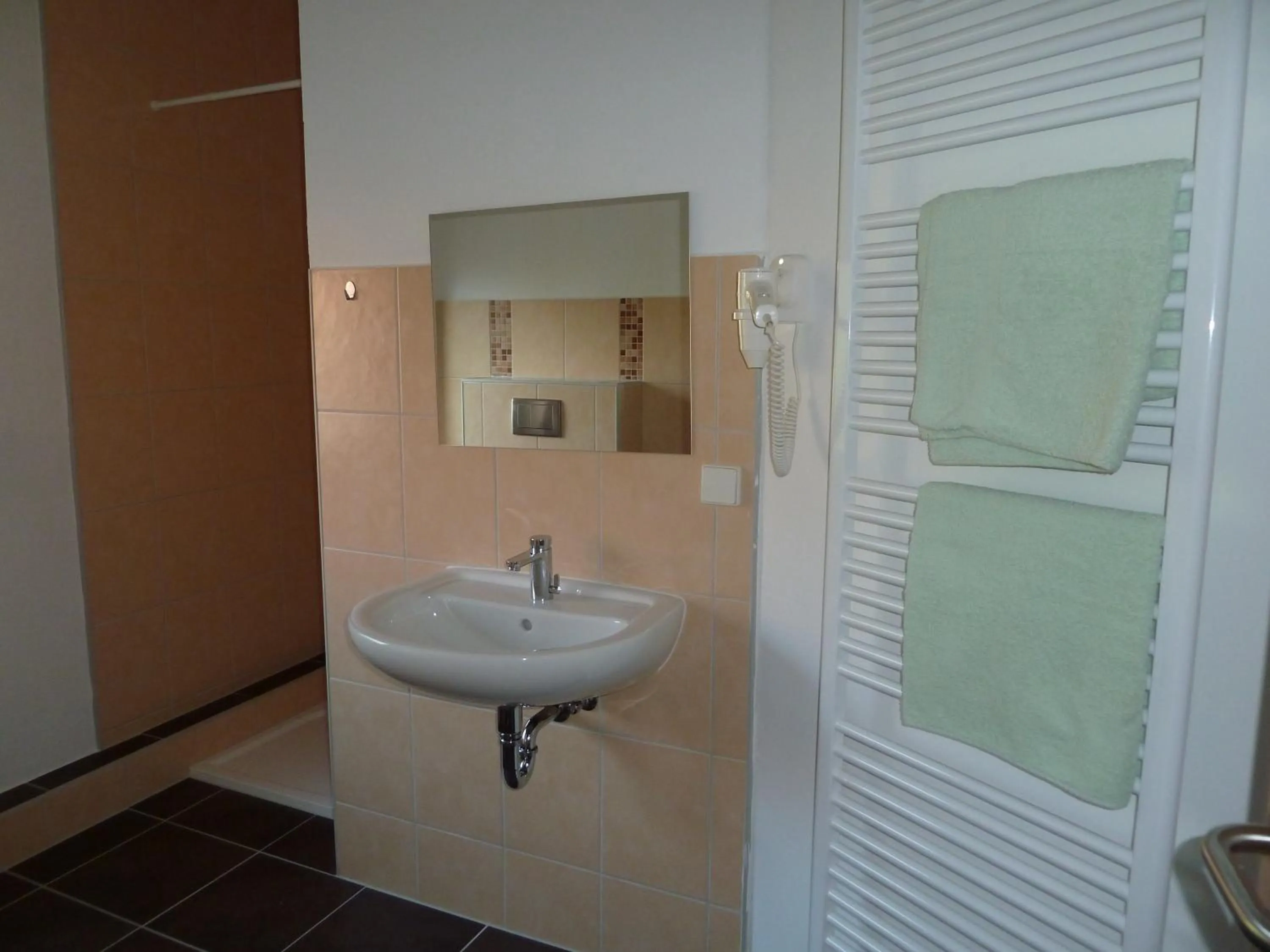 Shower in Hotel Wittenberg-Hotel Garni