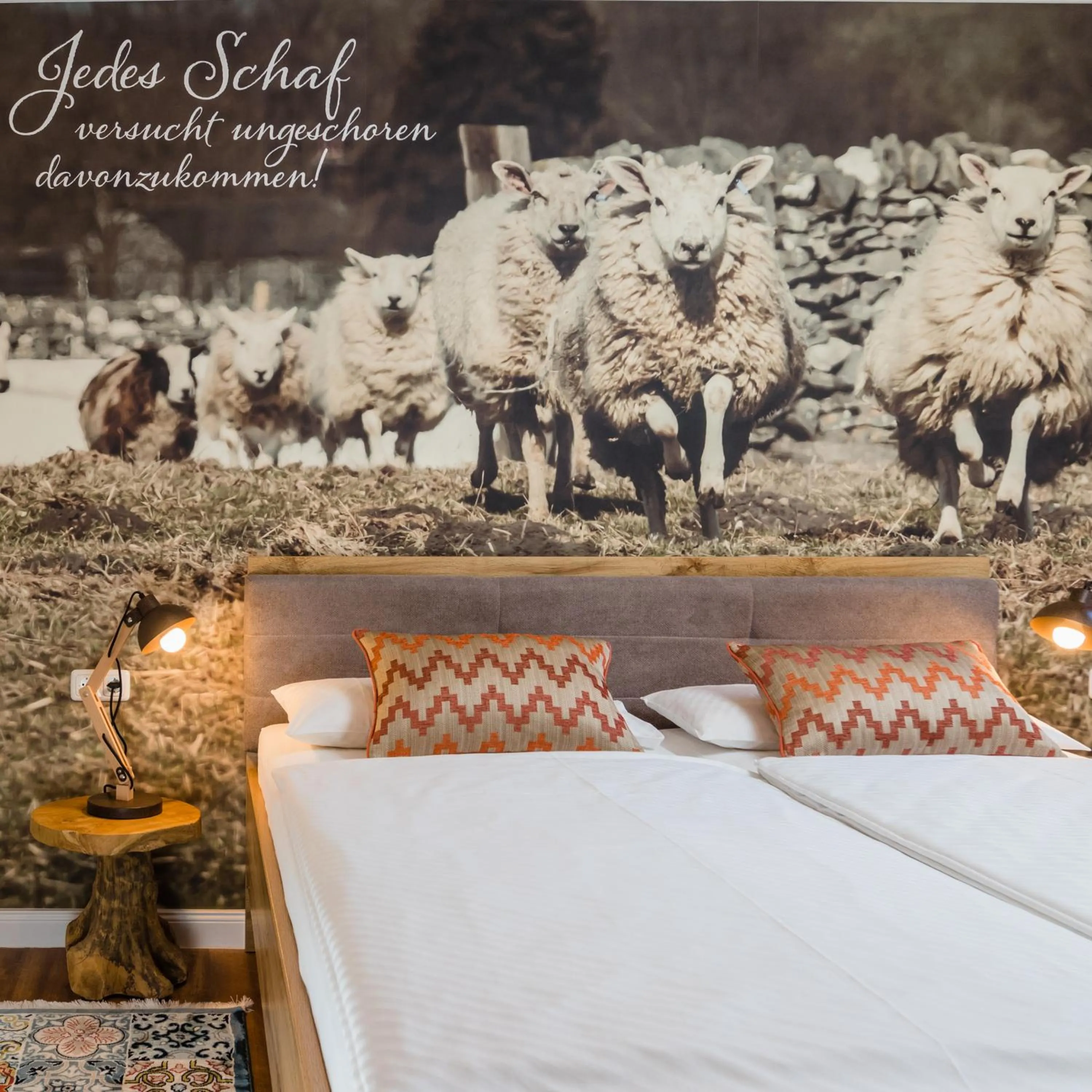 Bedroom, Bed in Hotel Pension Fortuna