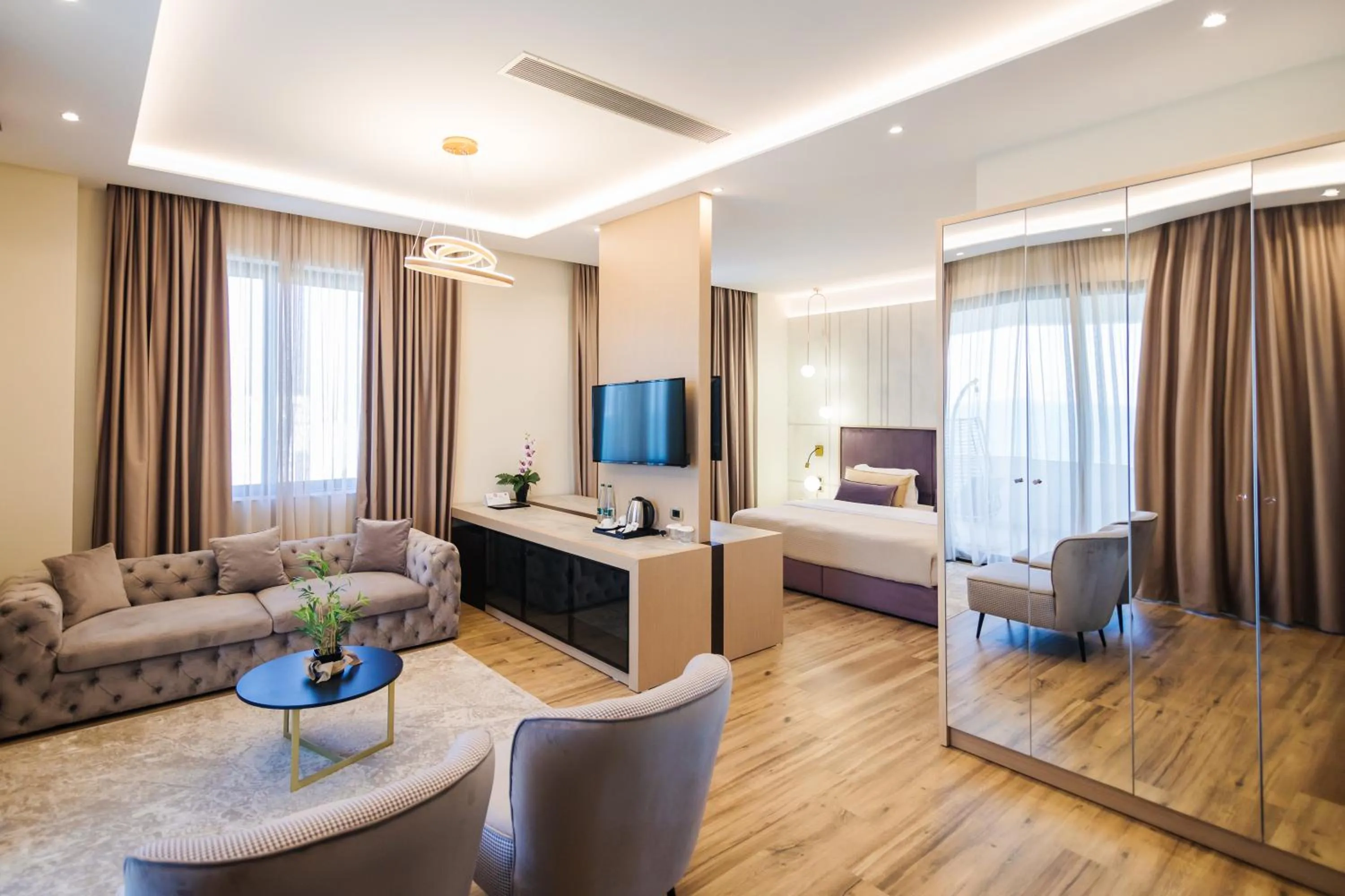 Bed in Gloria Palace Hotel & SPA