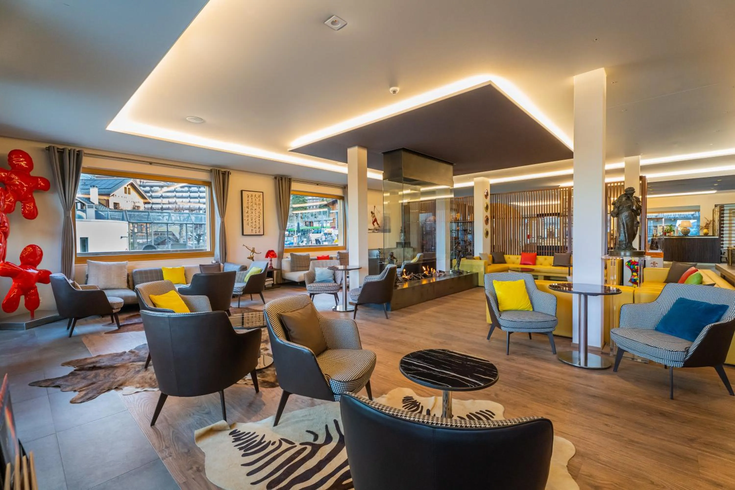 Lounge or bar in VIU Hotel Villars