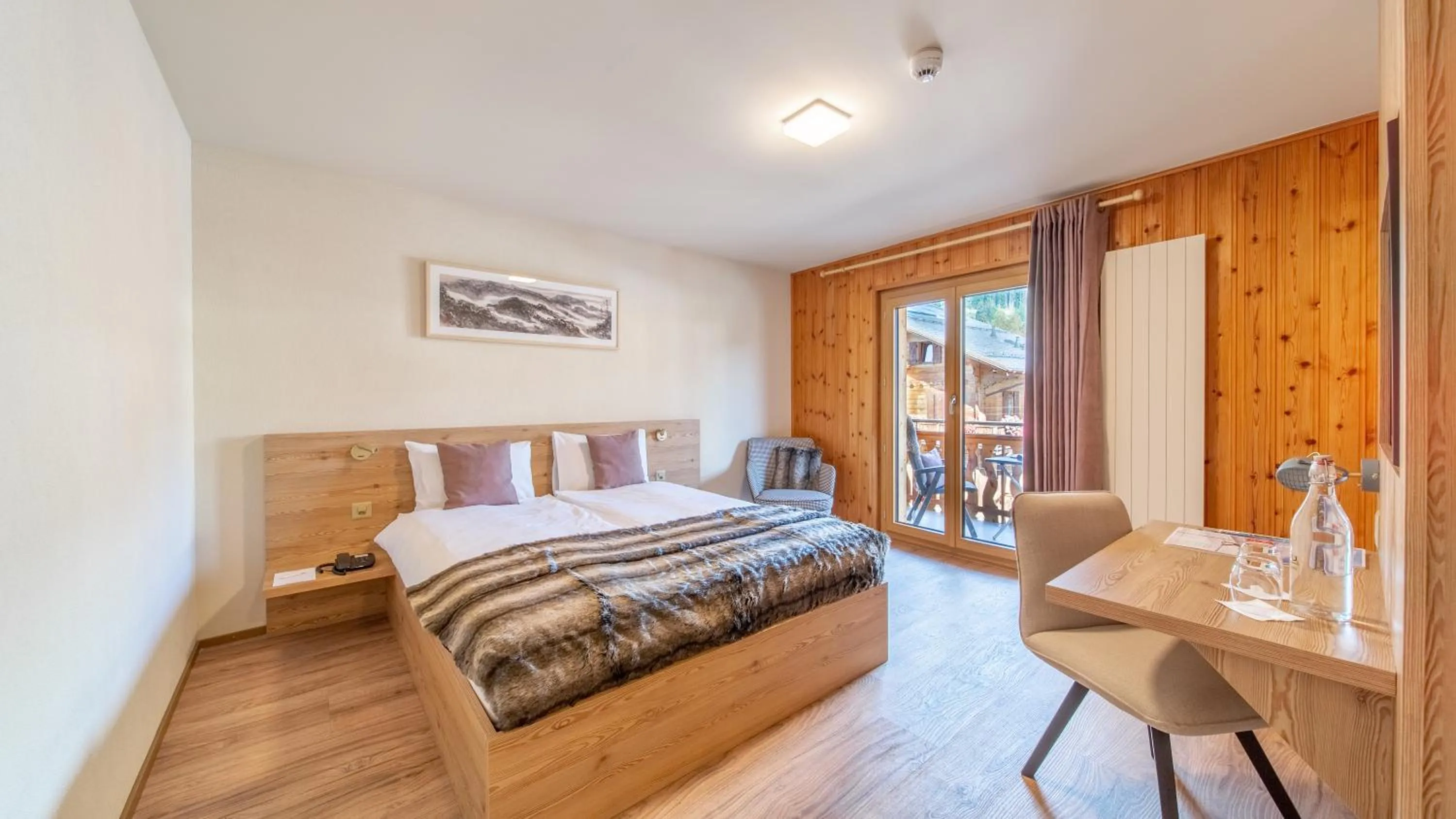 Bed in VIU Hotel Villars