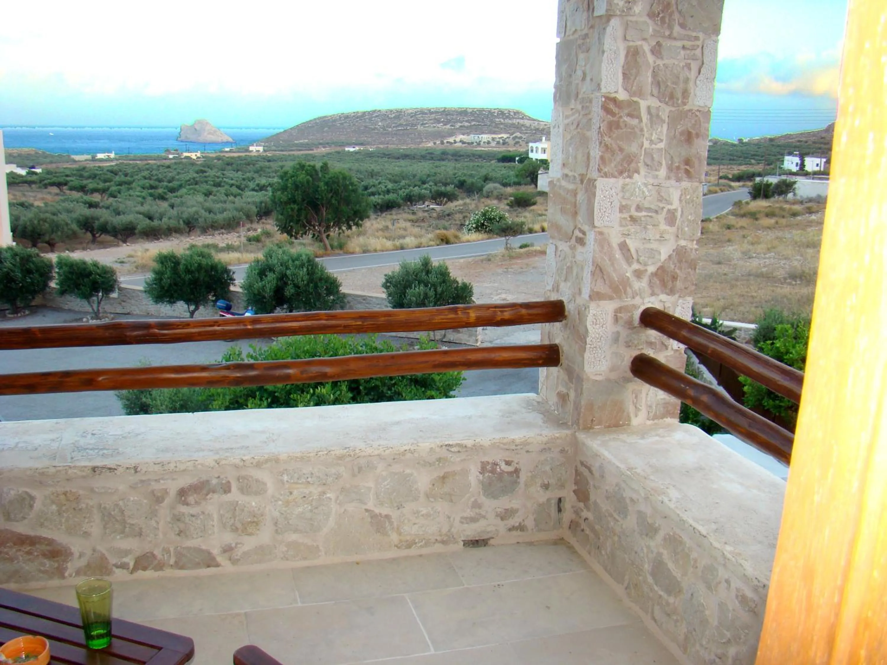 Balcony/Terrace in Lithos Traditional Guest Houses