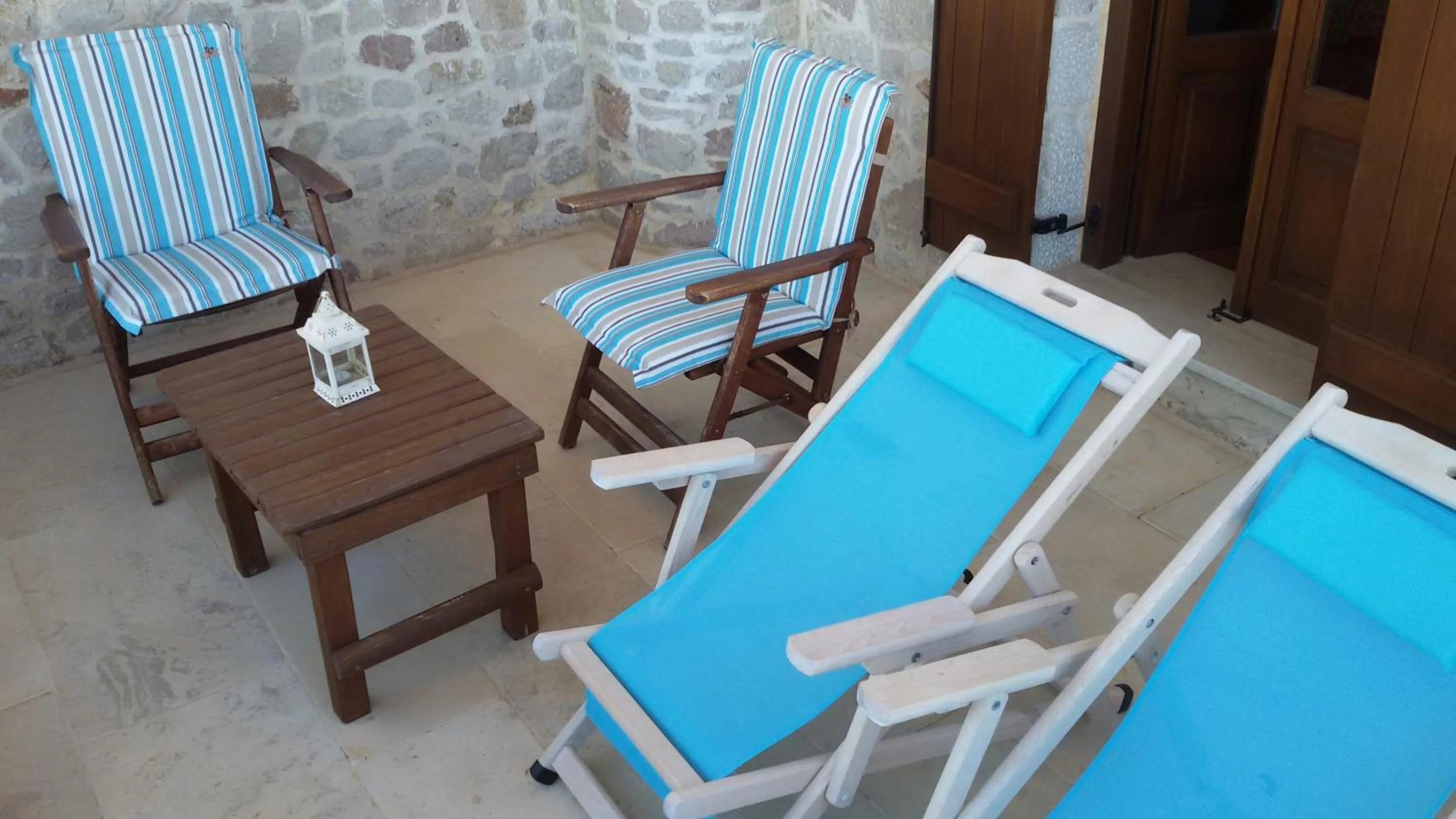 Balcony/Terrace in Lithos Traditional Guest Houses