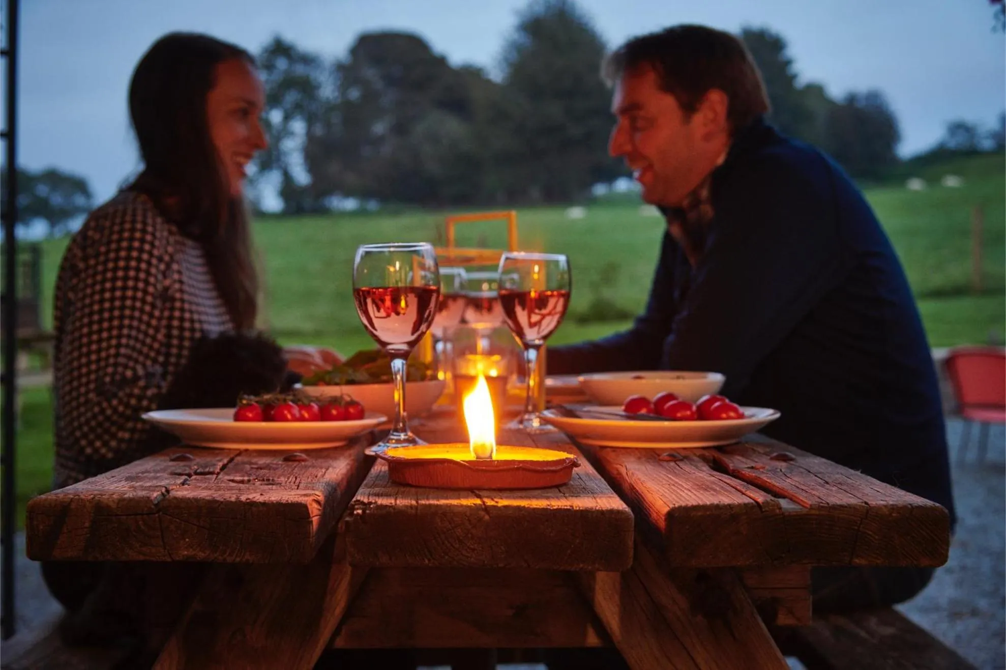 Dining area in Newlands Farm Stables