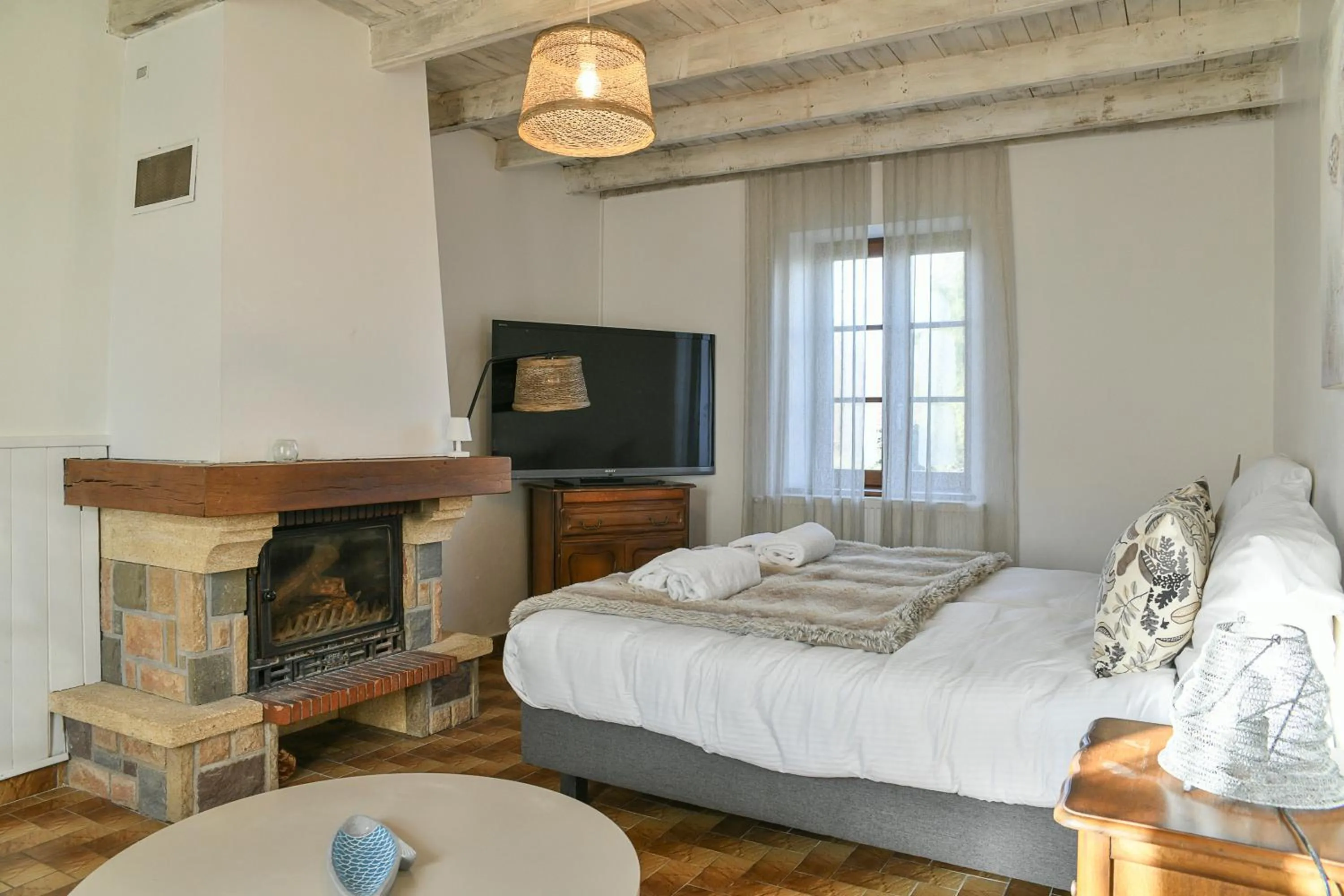 Bed in Les Villas du Domaine de Suzel