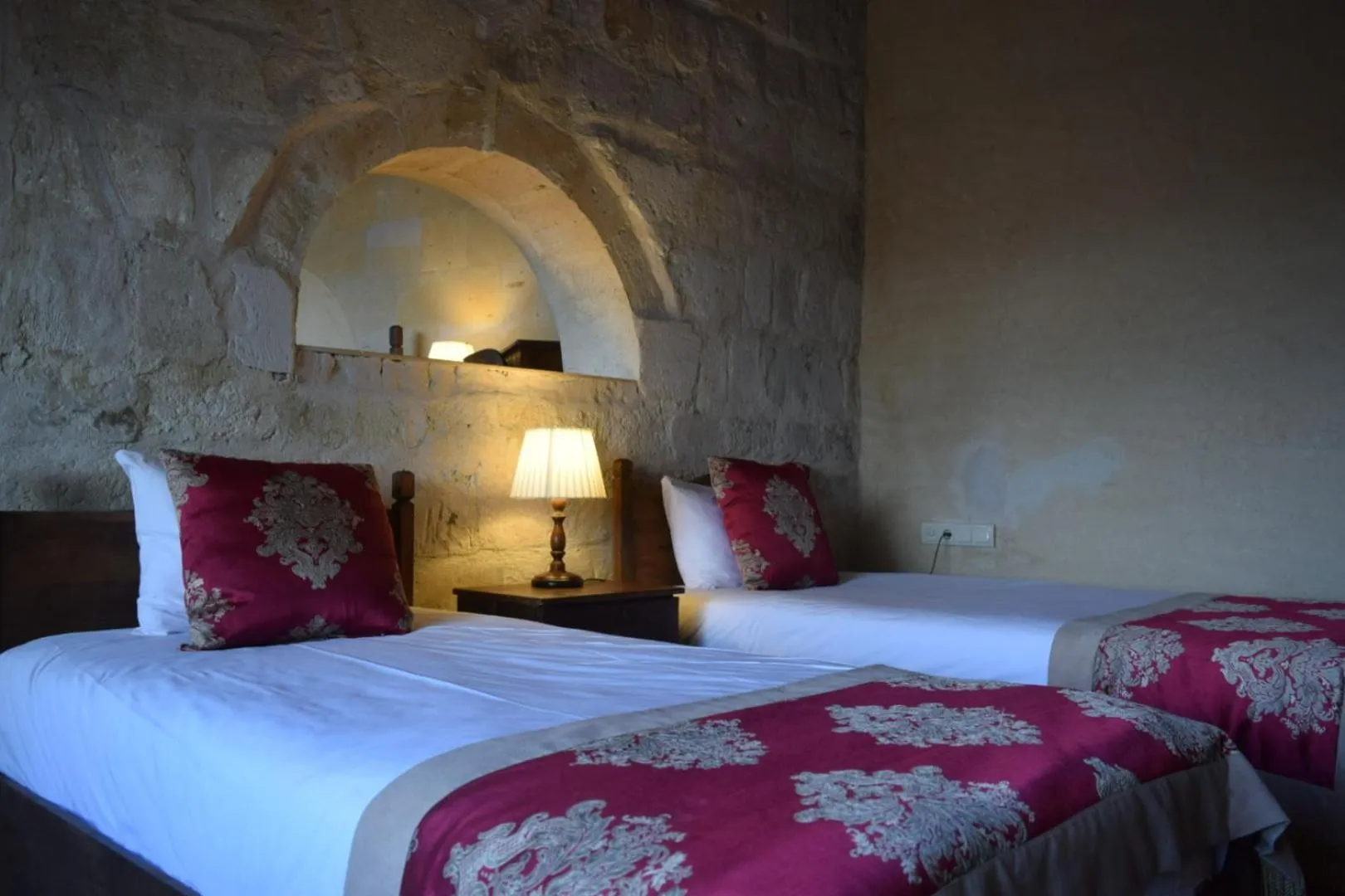 Bed in Kismet Cave Mansion