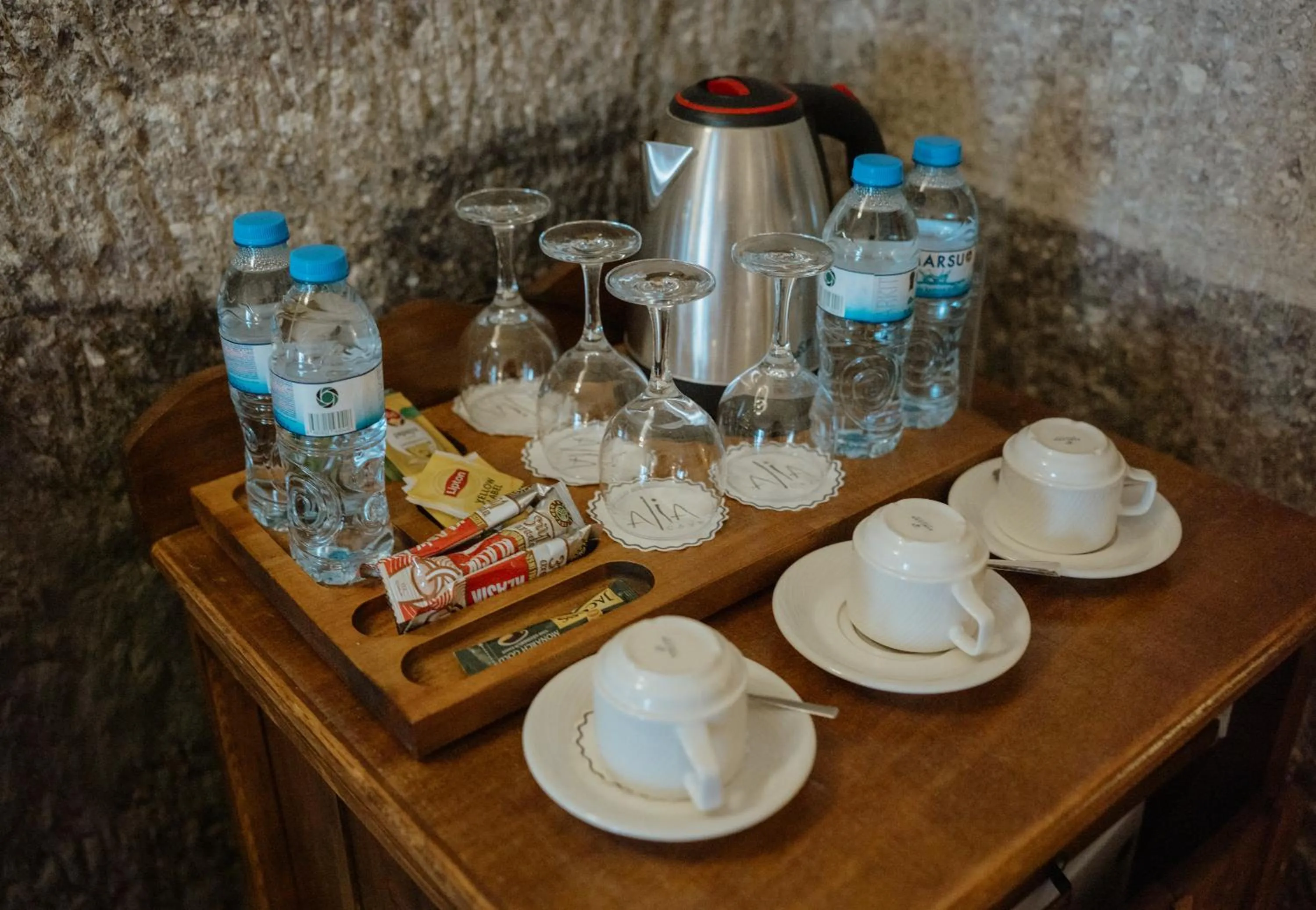 Drinks in Kismet Cave Mansion