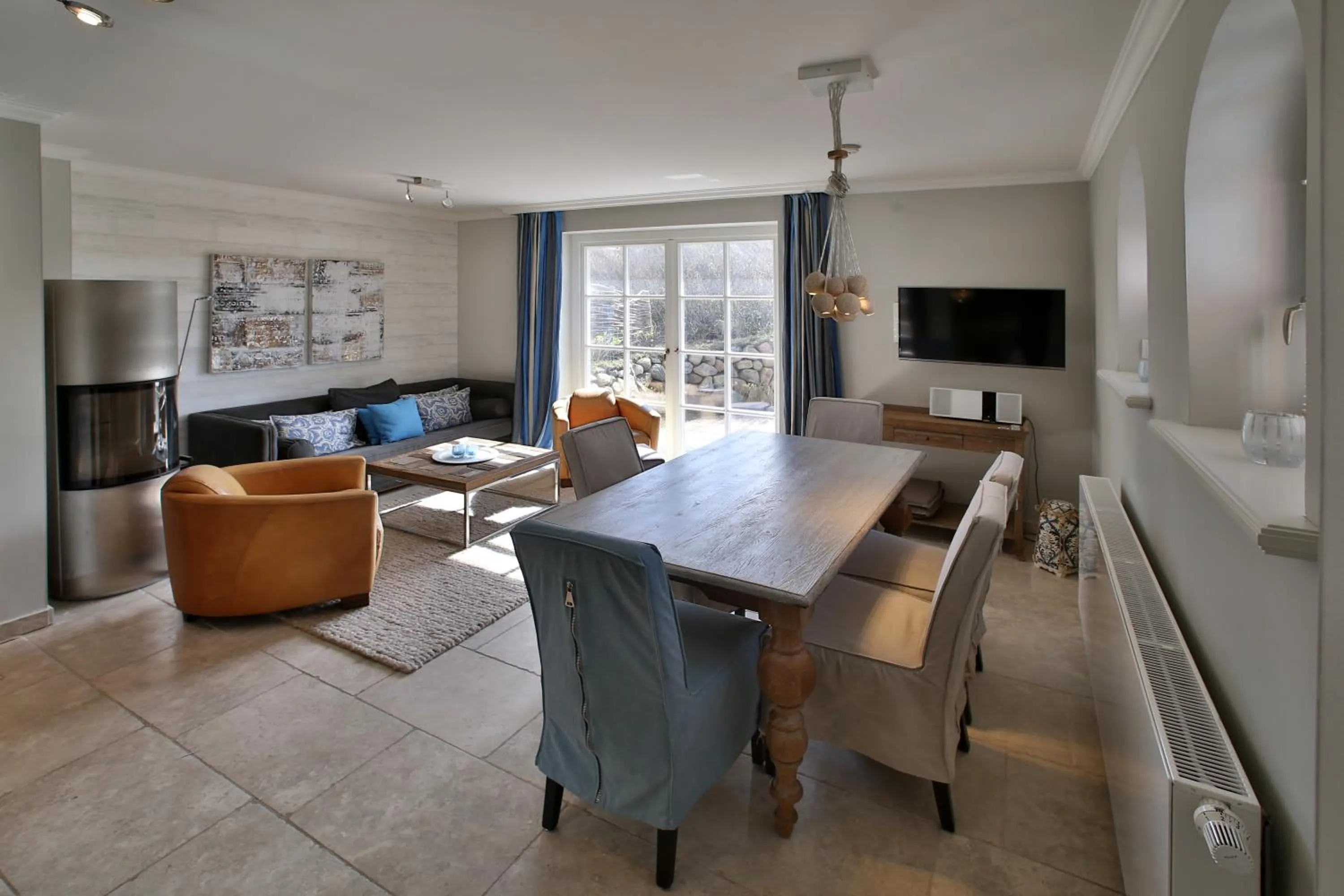 Living room in Apartmenthaus Budersandstraße 53