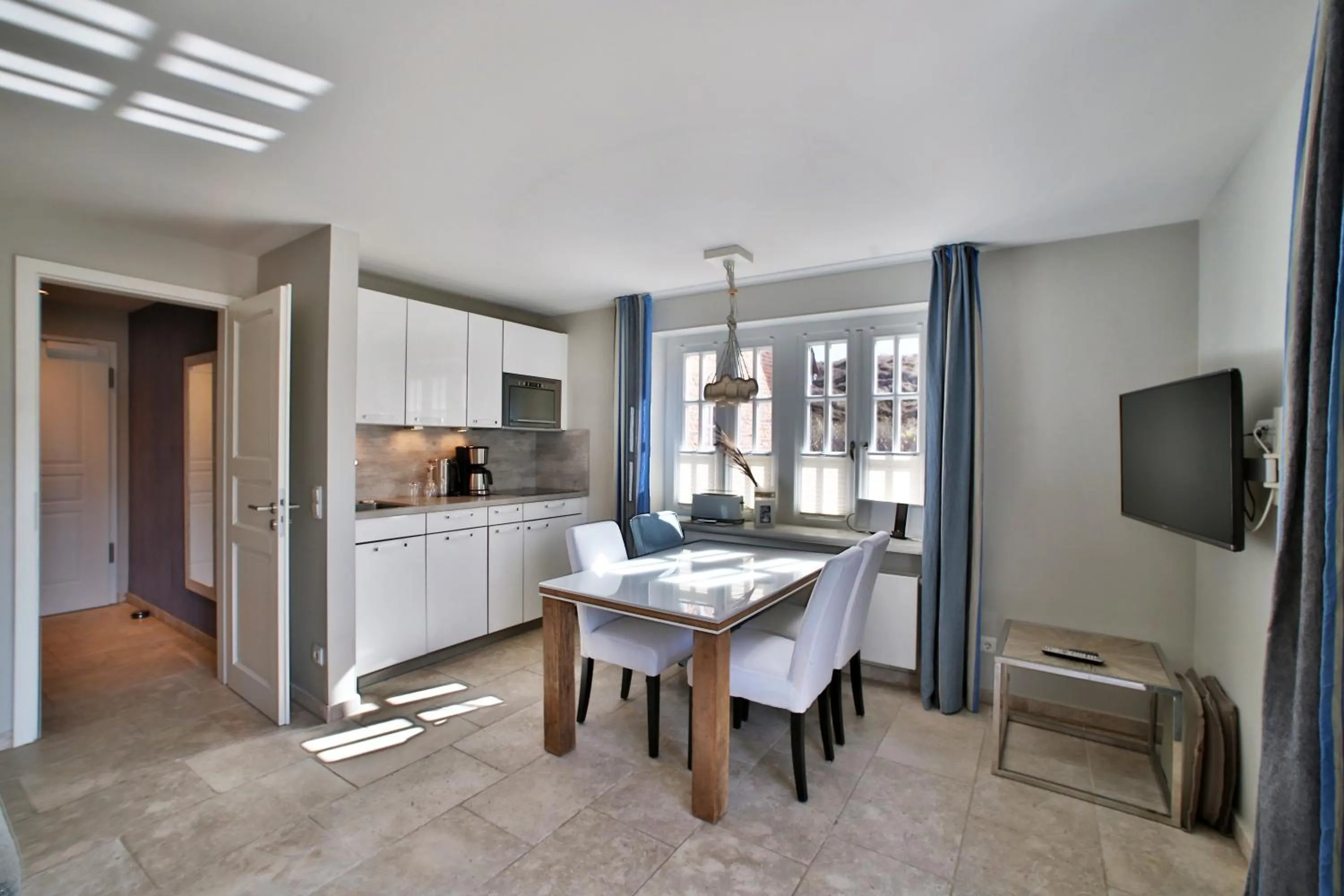 Kitchen or kitchenette in Apartmenthaus Budersandstraße 53