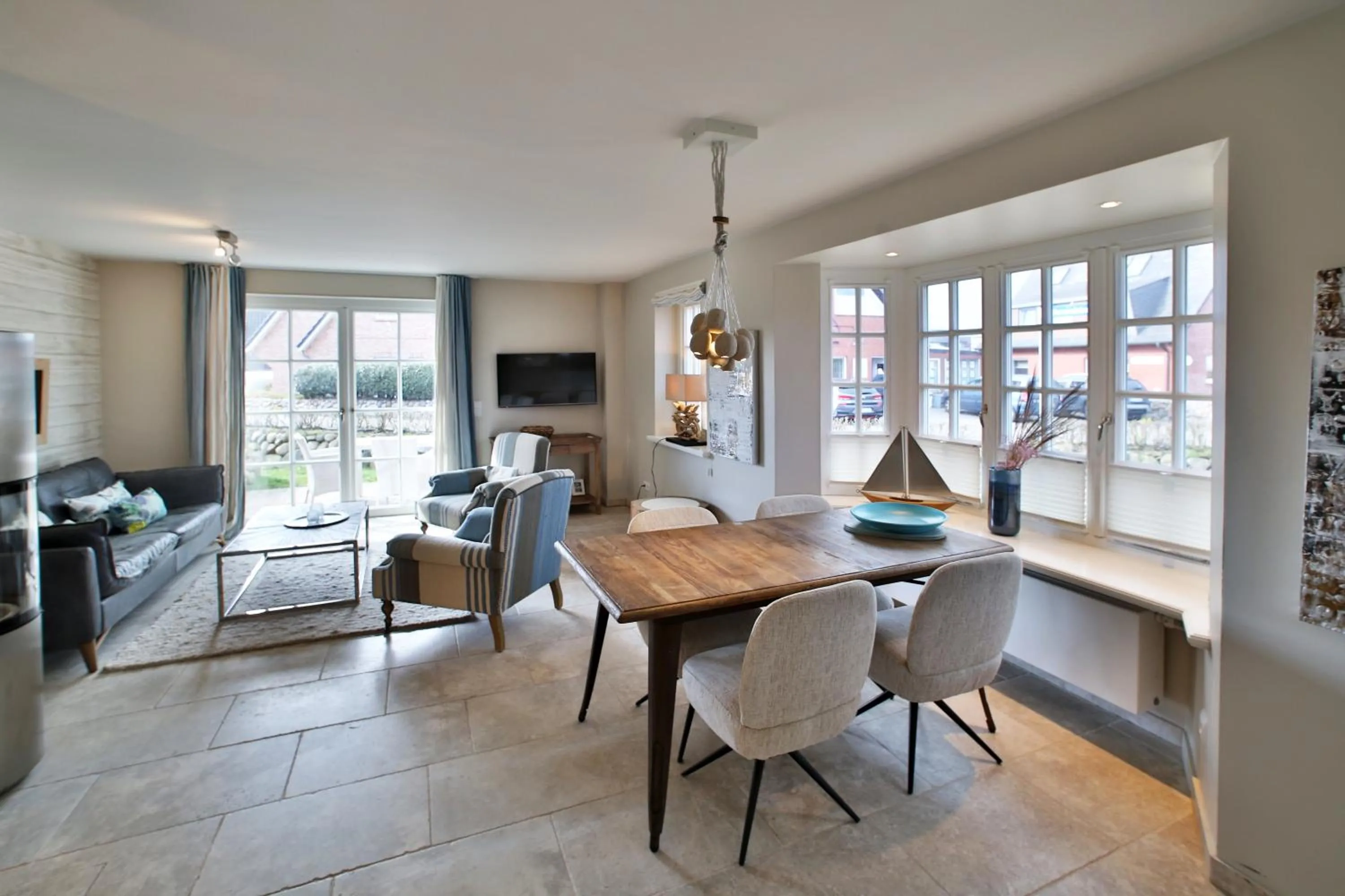Living room in Apartmenthaus Budersandstraße 53