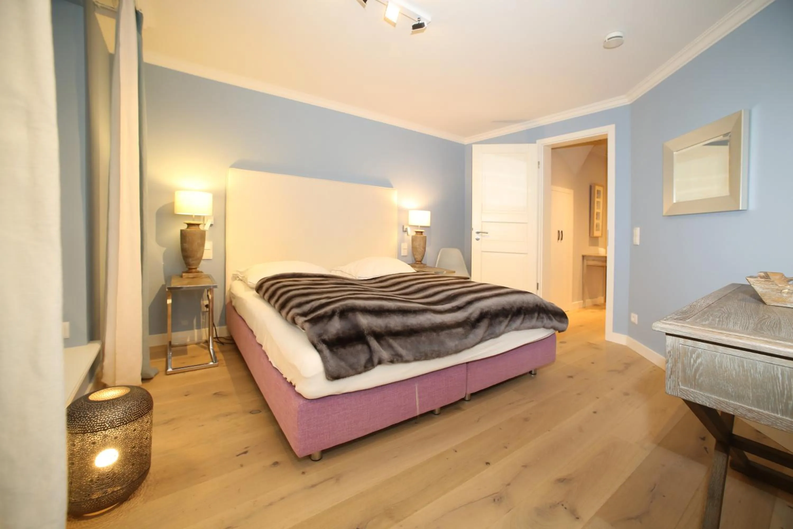 Bedroom, Bed in Apartmenthaus Budersandstraße 53