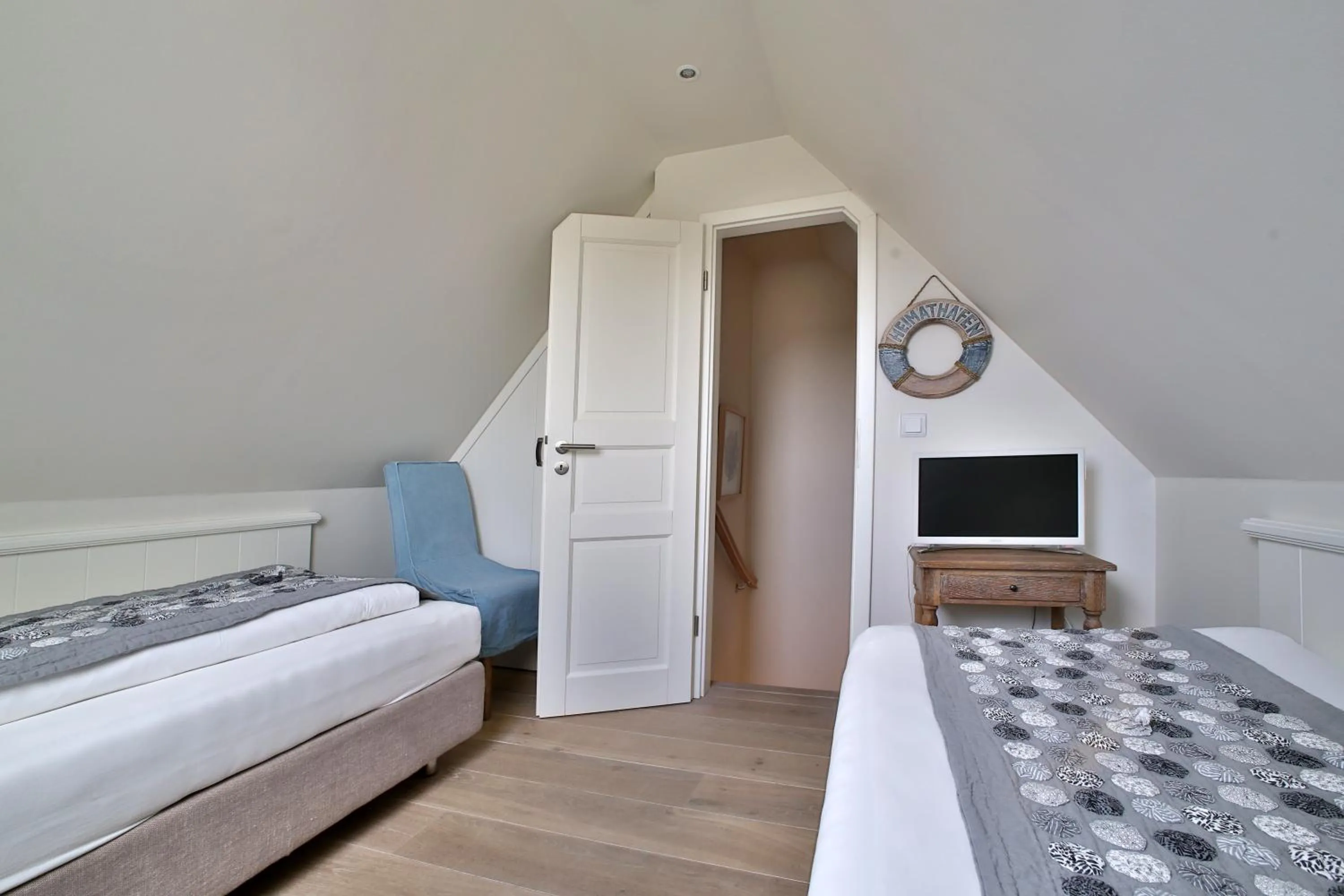 Bedroom, Bed in Apartmenthaus Budersandstraße 53