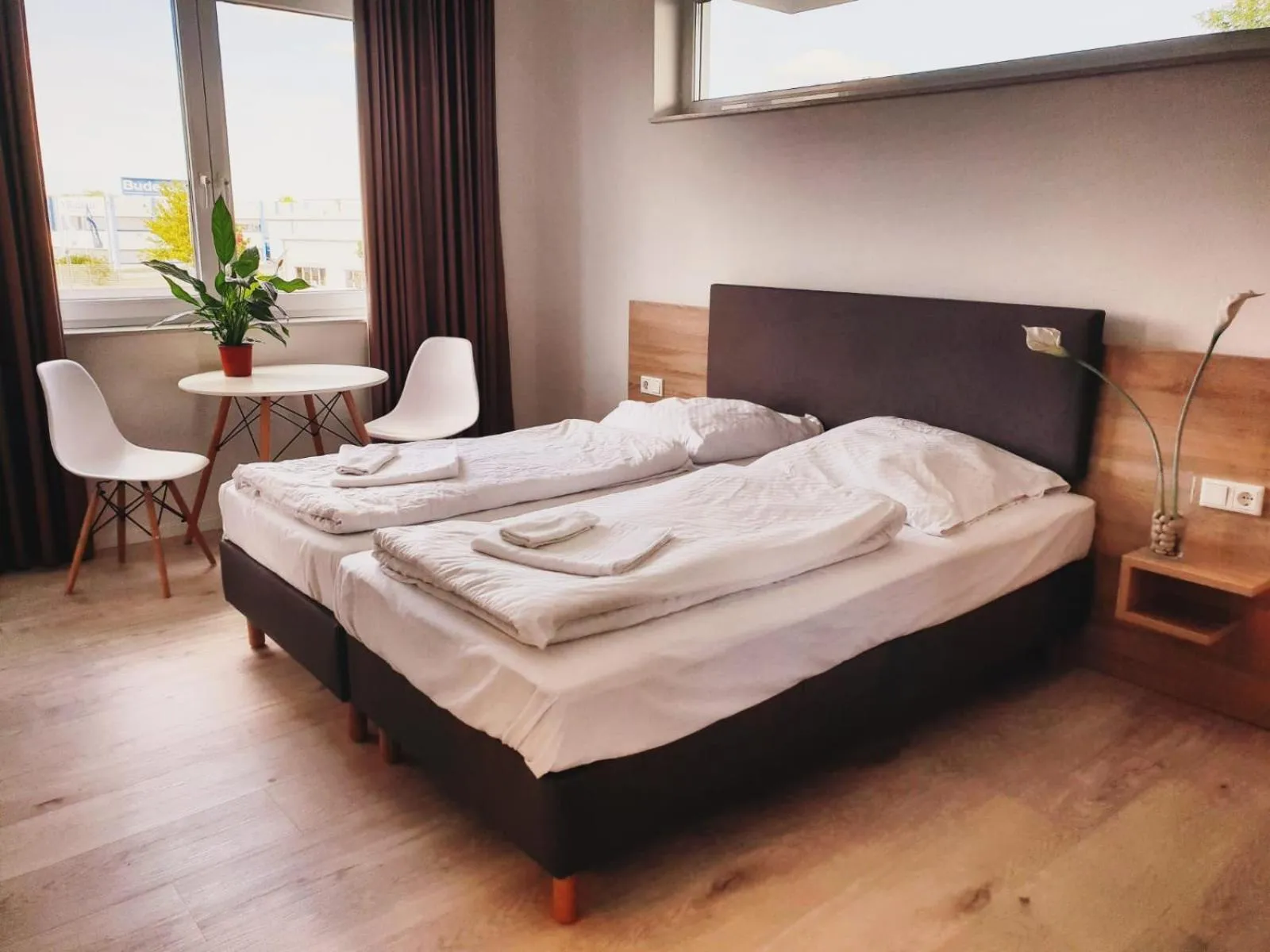Bed in Hotel Rodgau