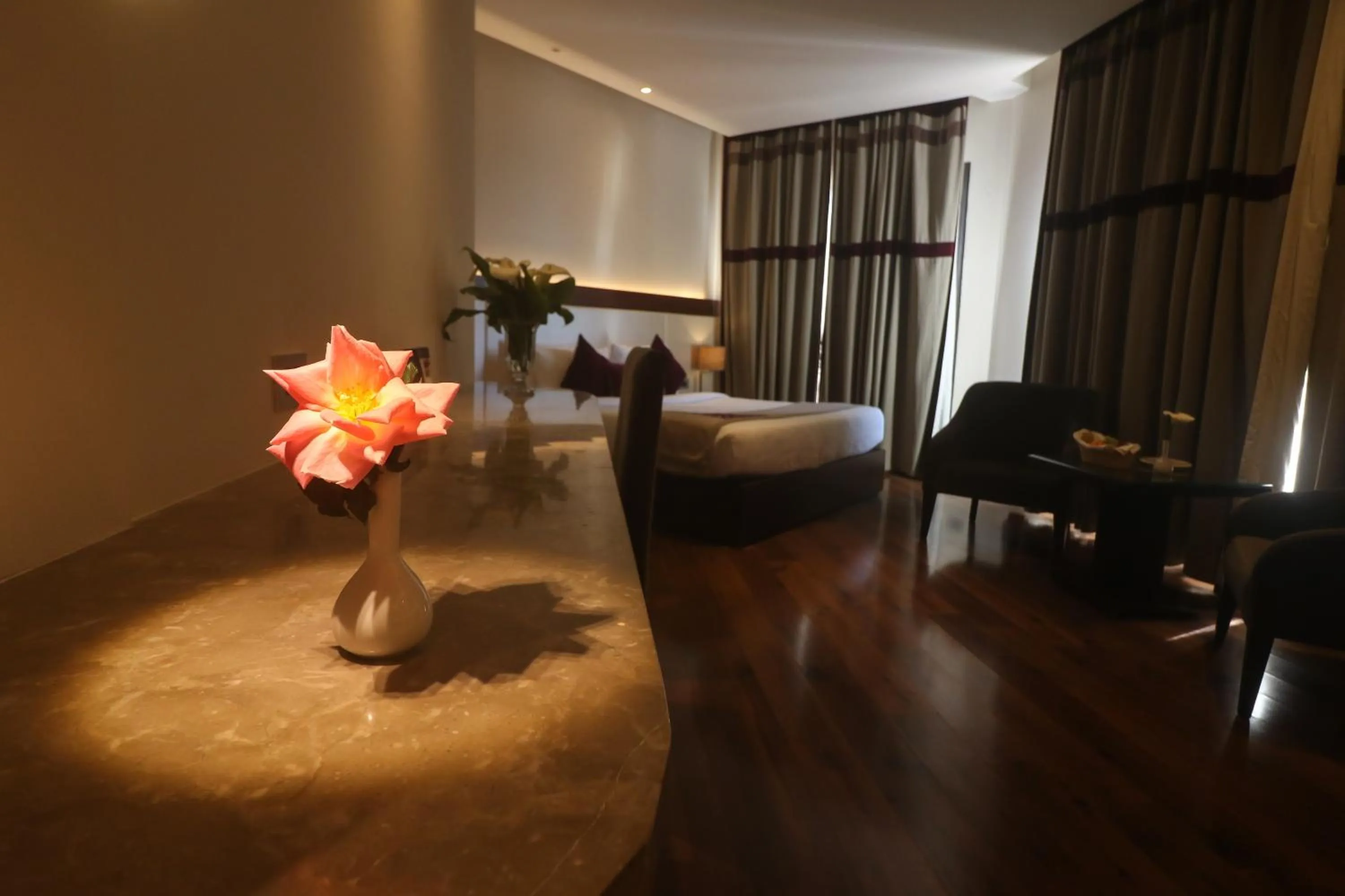 Bedroom, Bed in Marigold Sarovar Portico Shimla