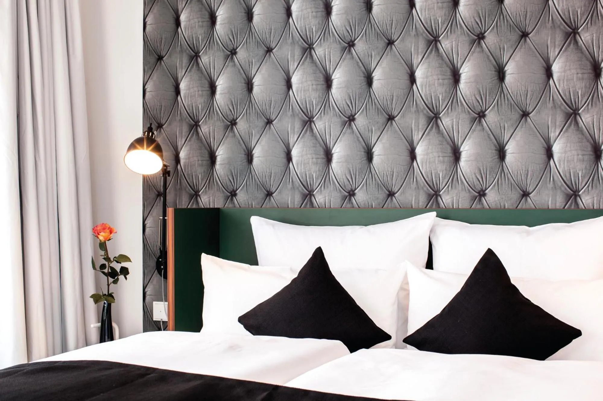 Bed in Pandion Boardinghouse