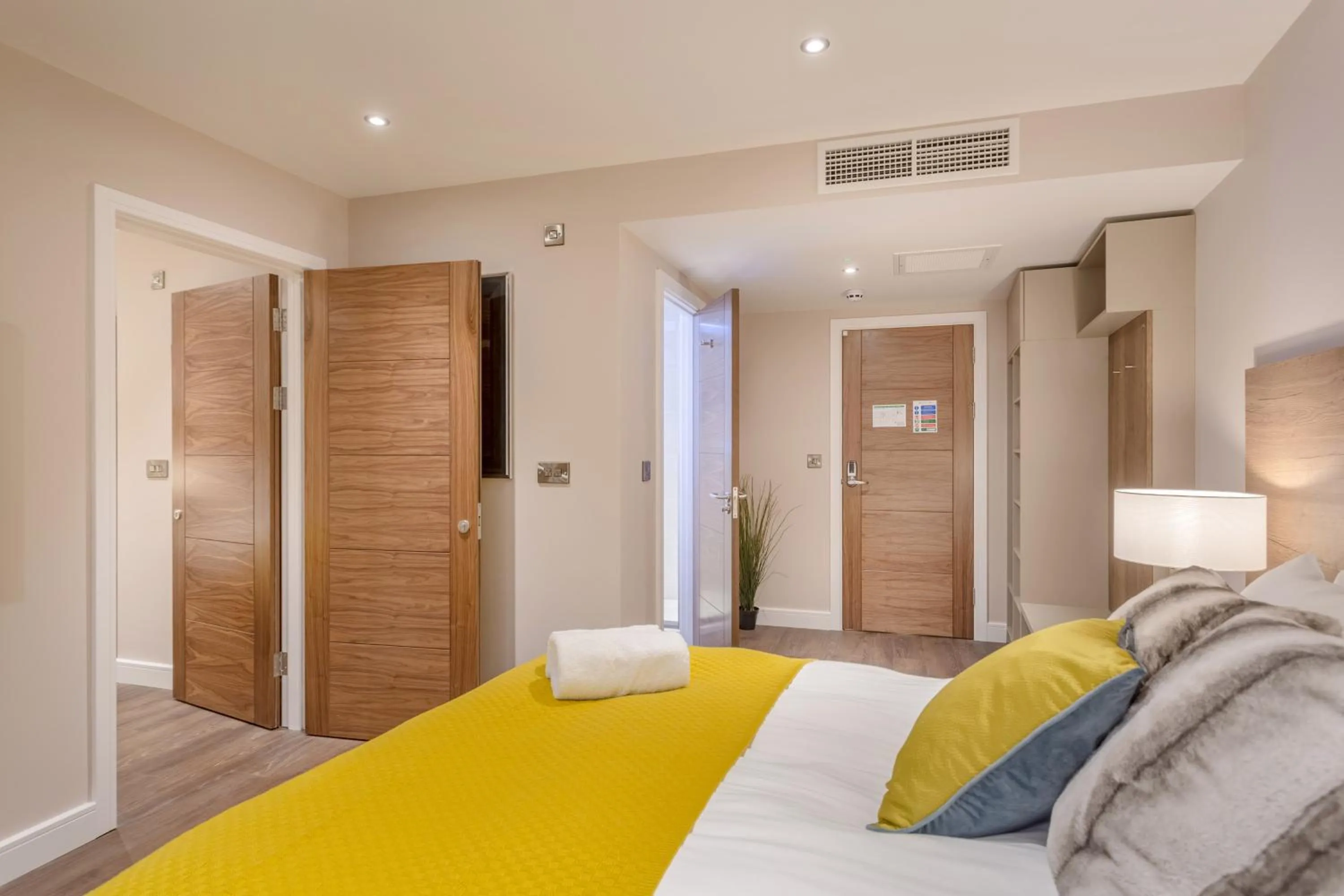 Bed in Dwell City Living