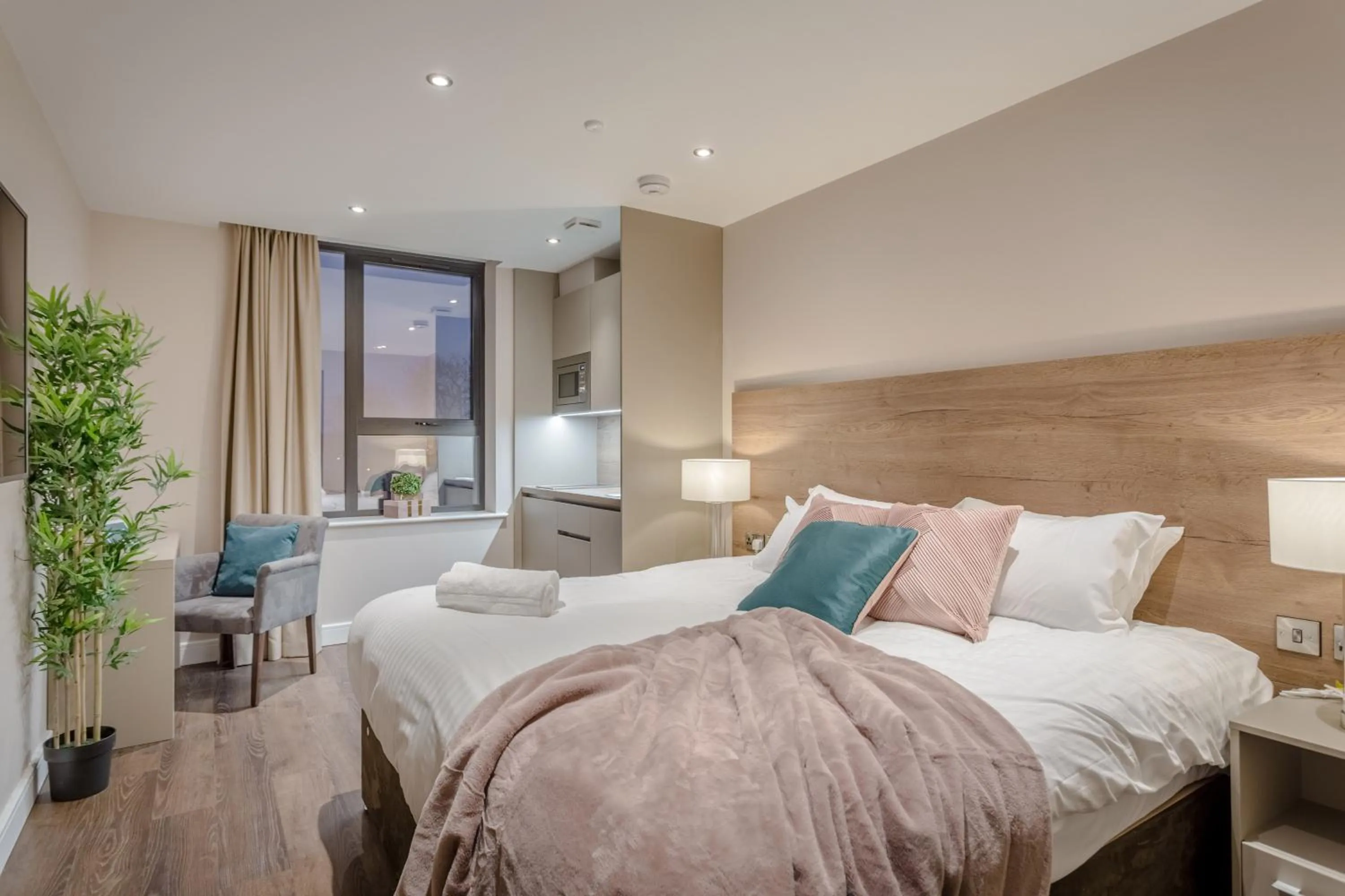 Bed in Dwell City Living