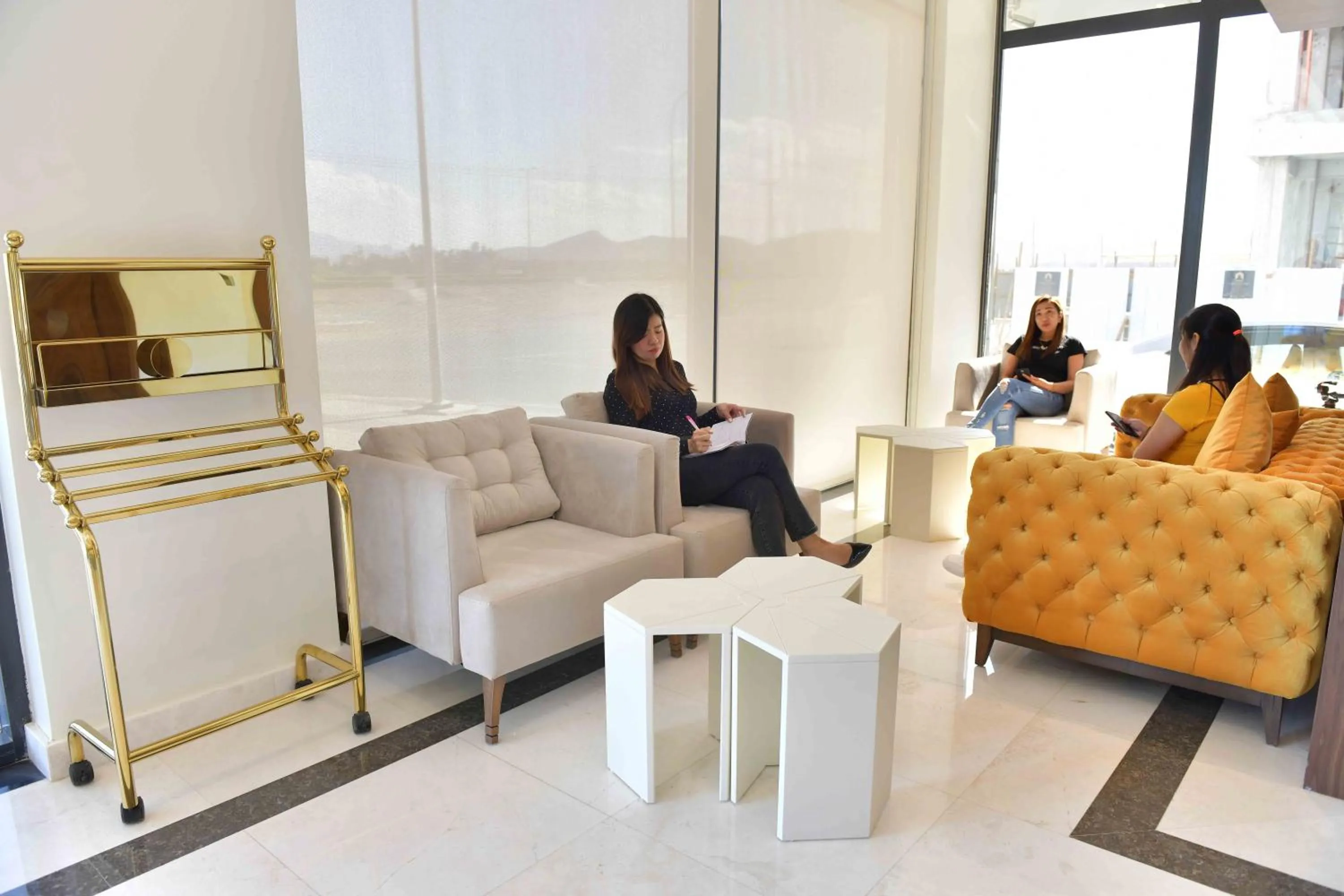 People in Be Inn Hotel