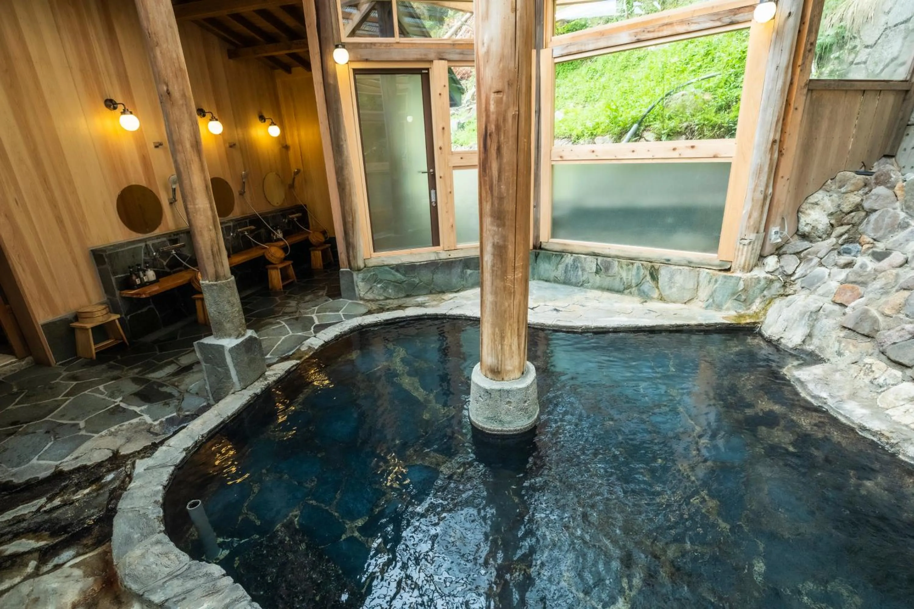 Hot Spring Bath in Hacho no Yu